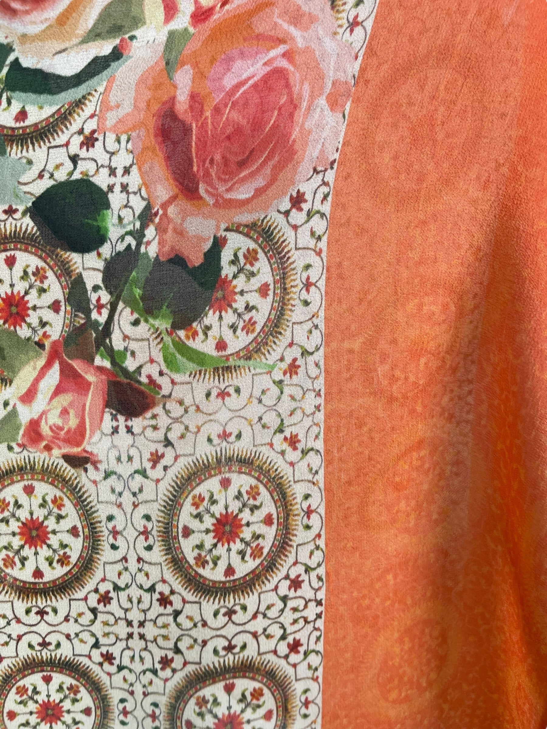 LADY LUCK PRG6411 Sheer Avatar Pure Silk Capelet Poncho