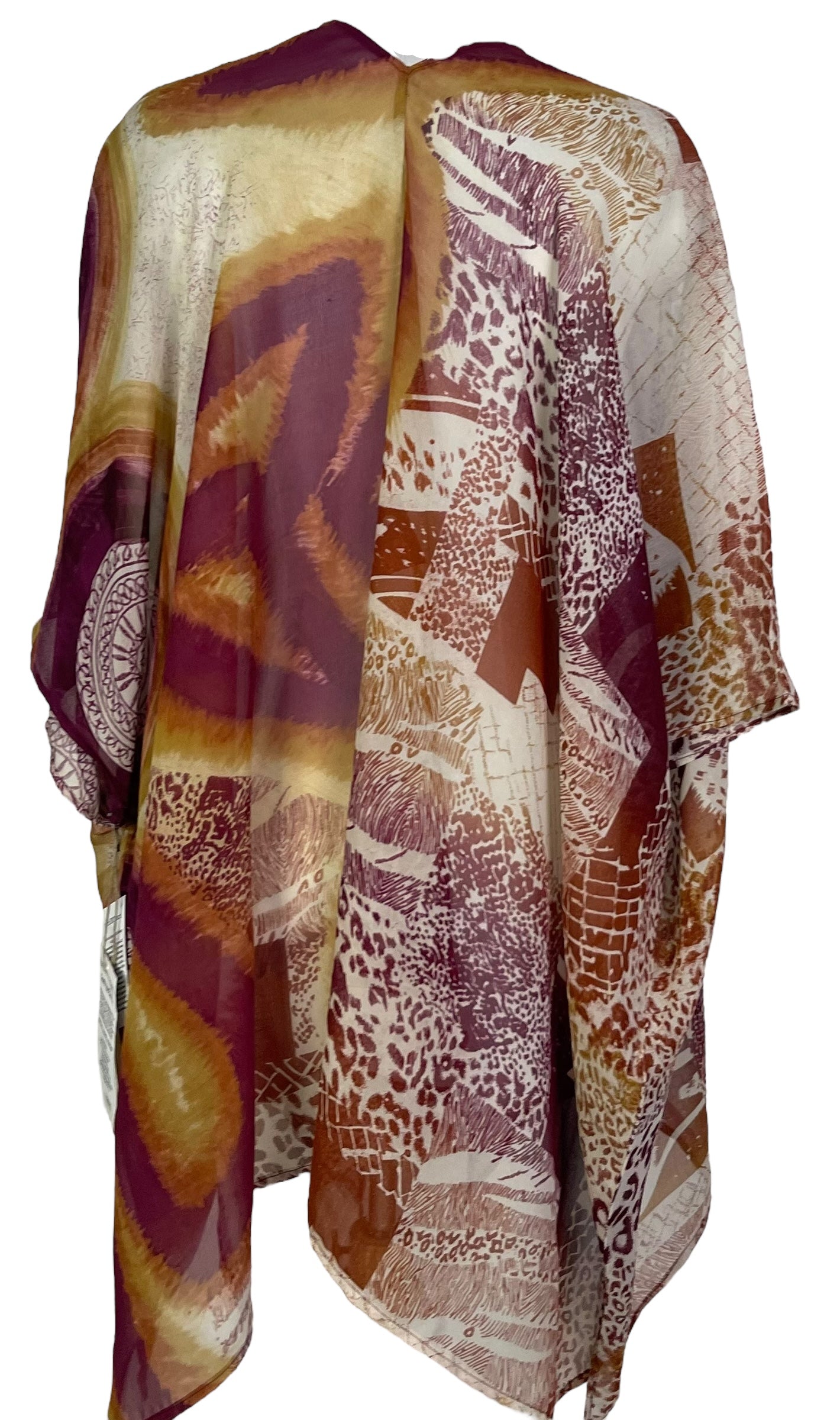 PRG7048 Sheer Wabi Sabi Pure Silk Cardigan