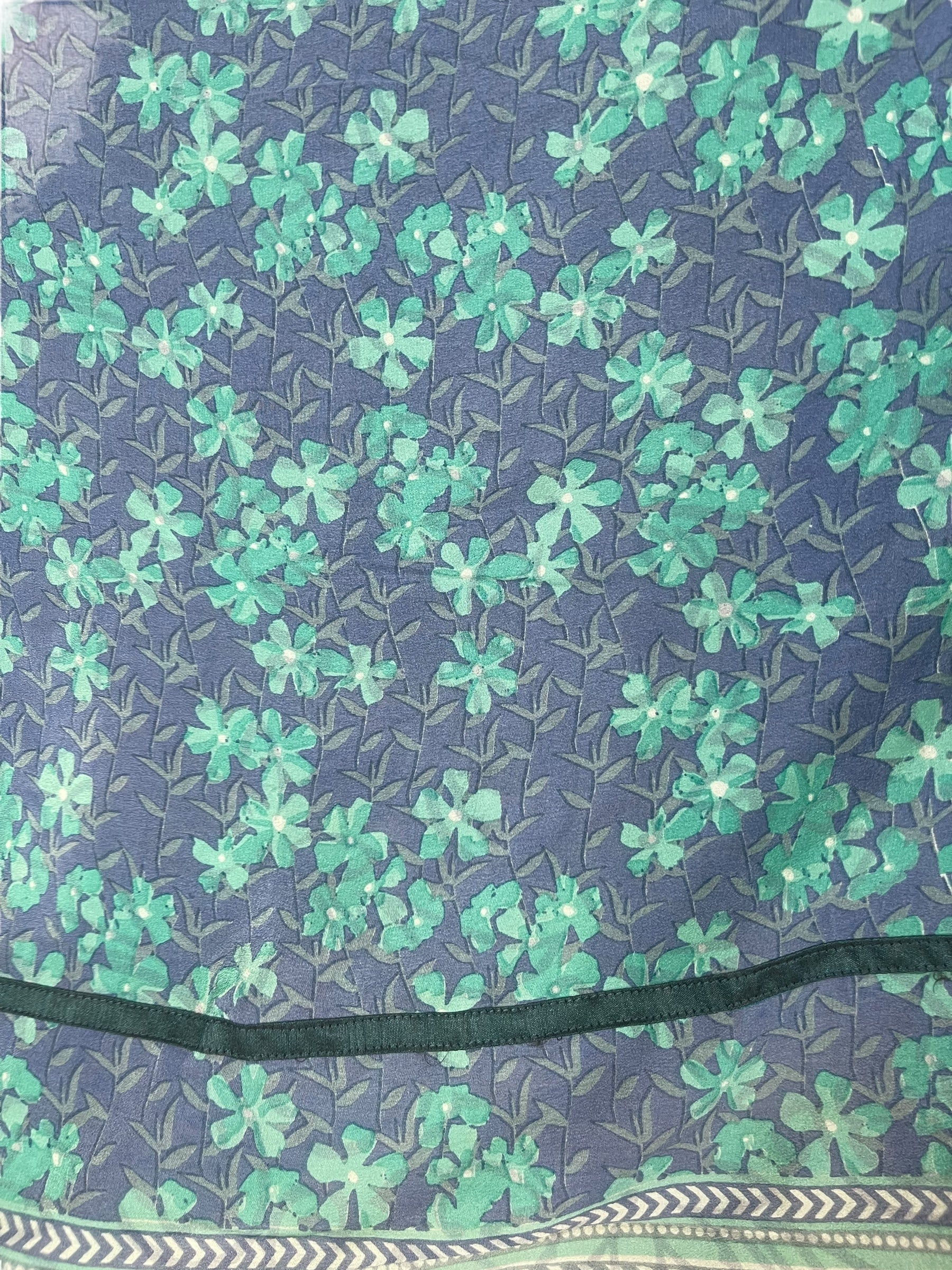 PRC7310 Avatar Pure Silk Kimono-Sleeved Top