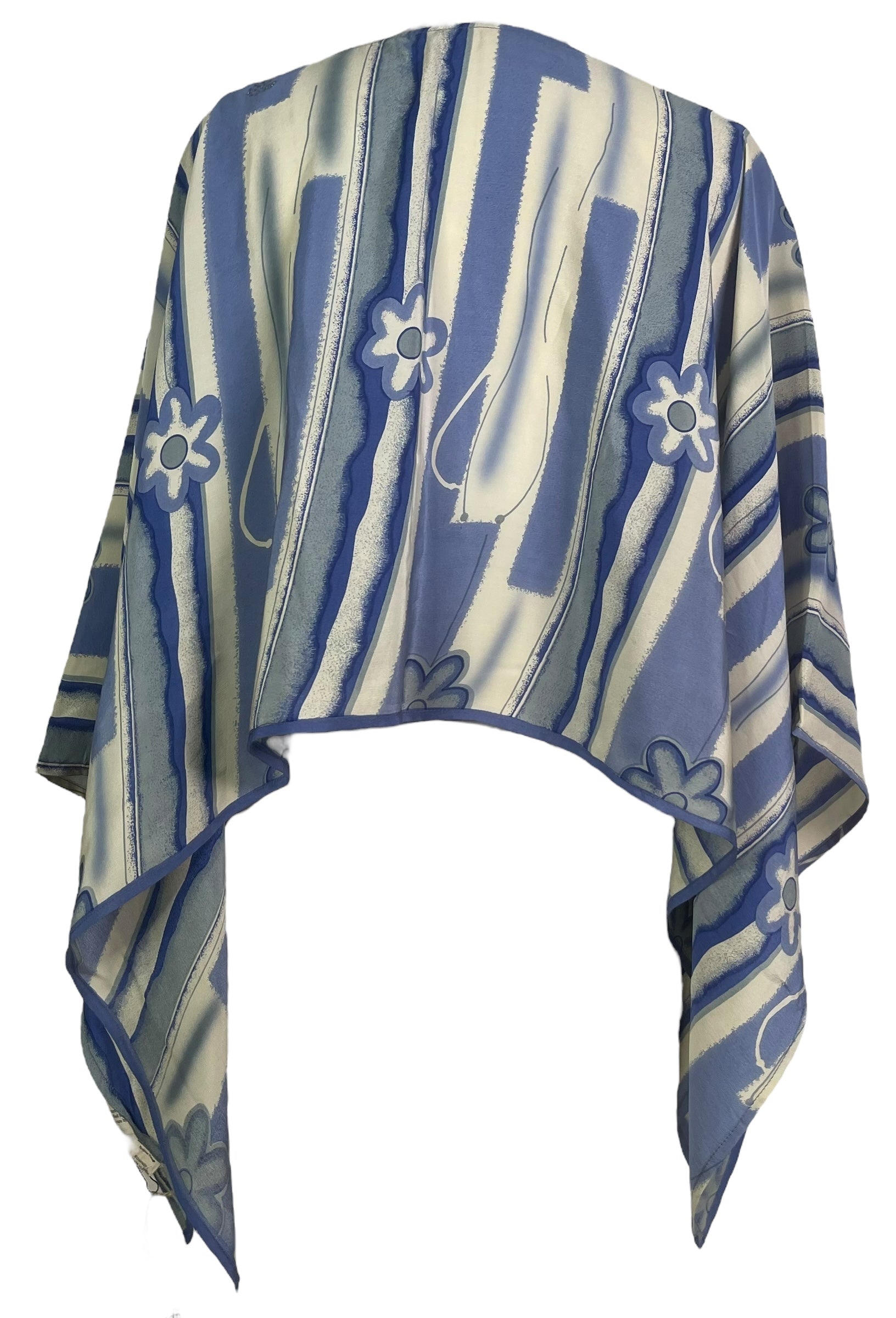 PRC7641 Avatar Pure Silk Capelet Poncho