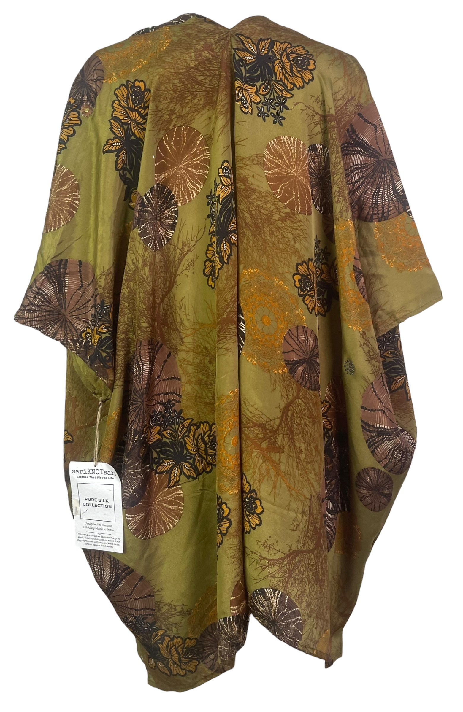 PRC8081 Avatar Pure Silk Cardigan