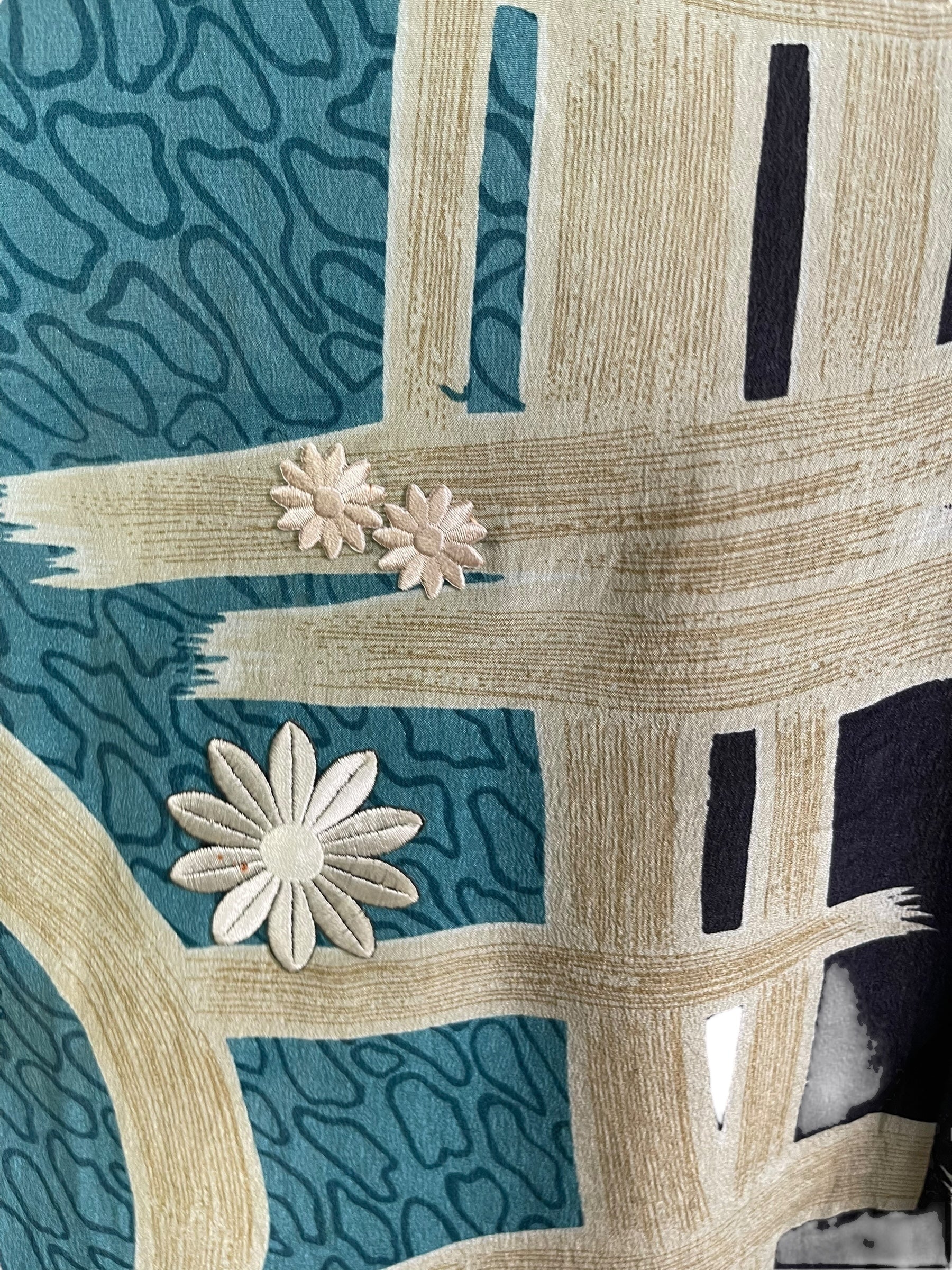 PRG7058 Sheer Wabi Sabi Pure Silk Waterfall Top