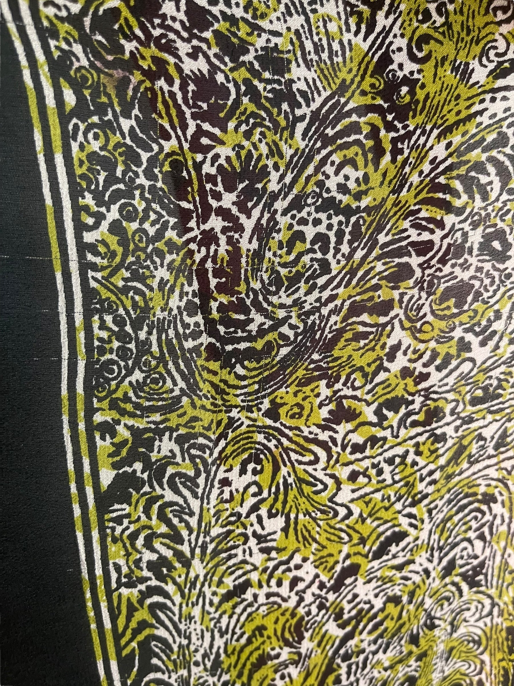 PRG7792 Sheer Wabi Sabi Pure Silk Self Pocket Tunic Dress