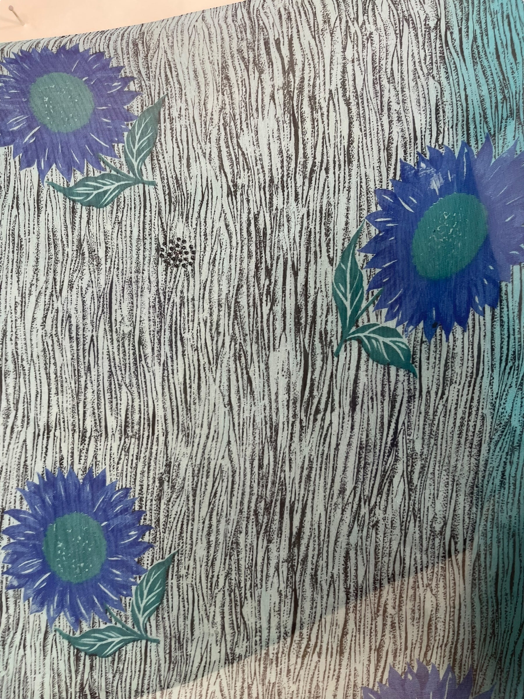 PRG7957 Sheer Pure Silk Wabi Sabi Capelet Poncho