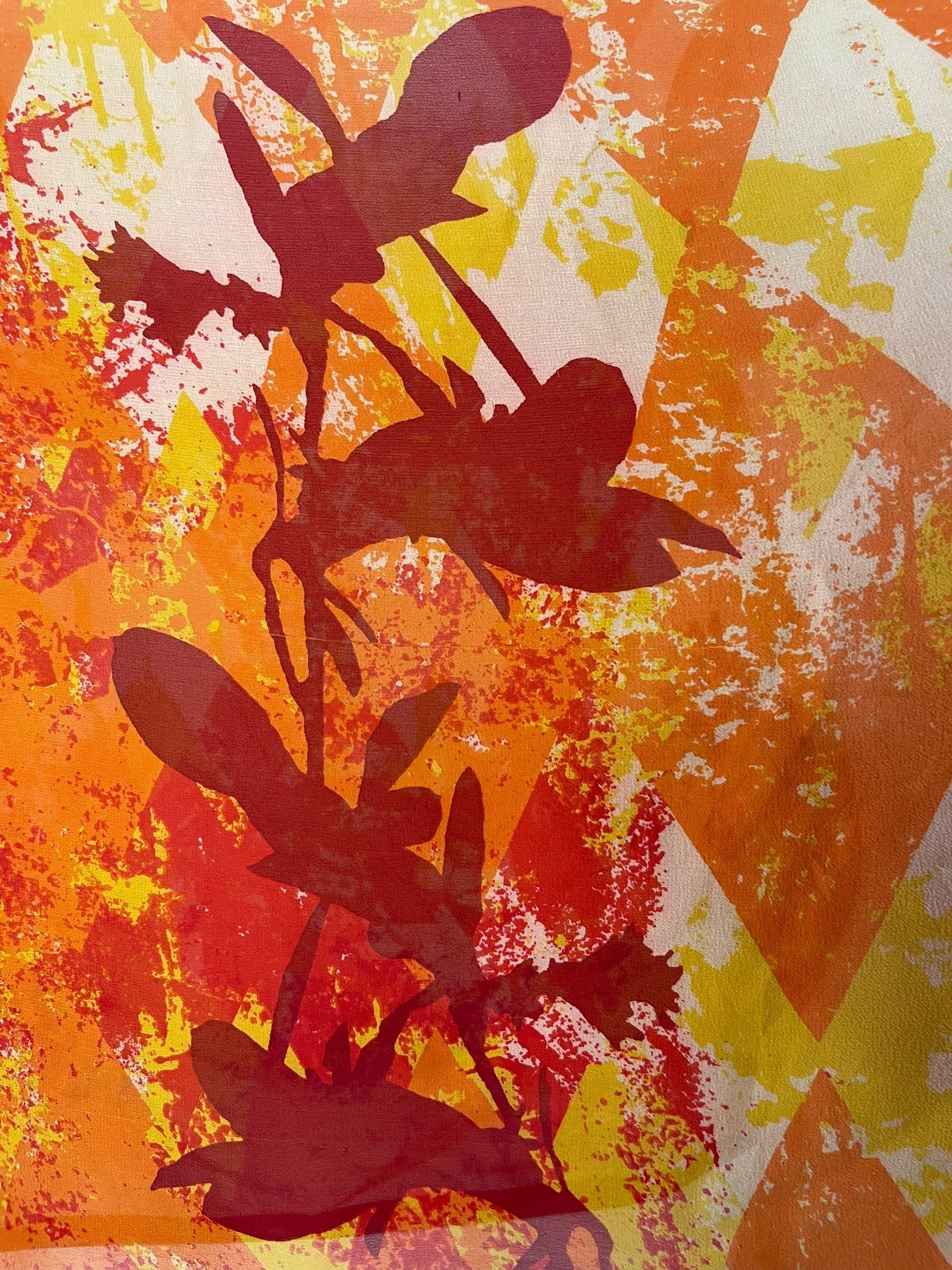 LADY LUCK PRG6931 Sheer Avatar Pure Silk Capelet Poncho