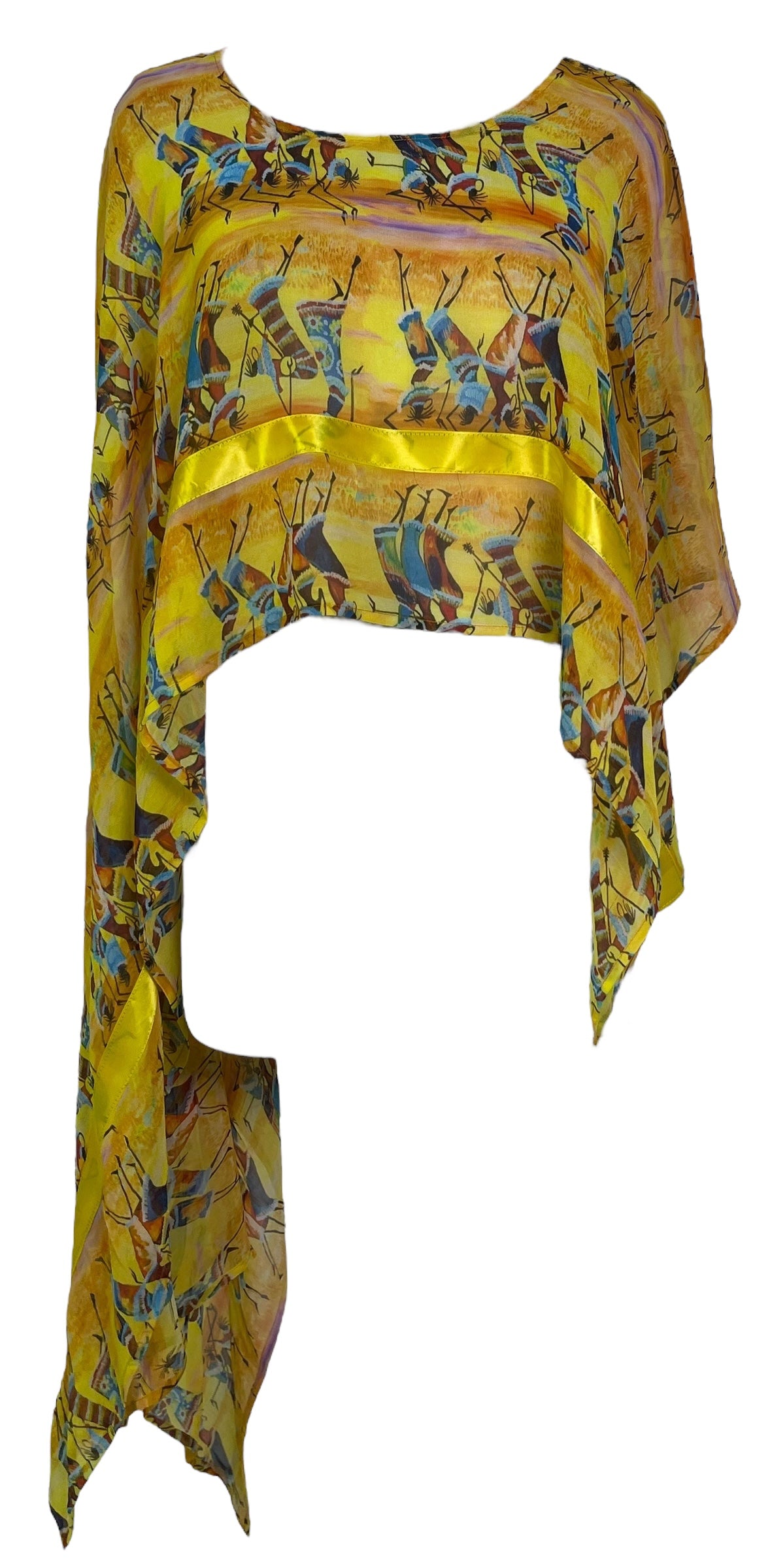 PRG8032 Sheer Avatar Pure Silk Versatile Vest