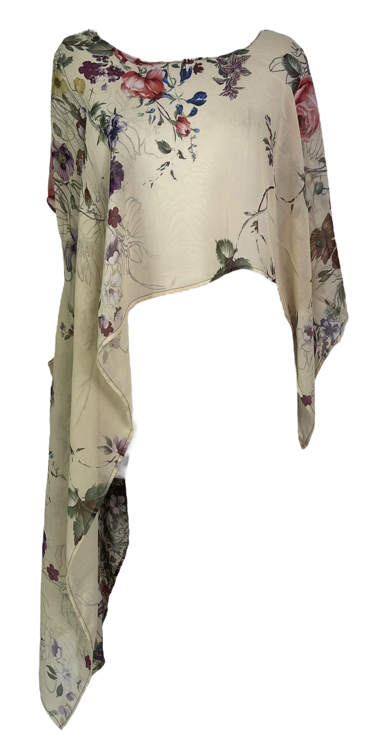 PRG8177 Sheer Wabi Sabi Pure Silk Versatile Vest