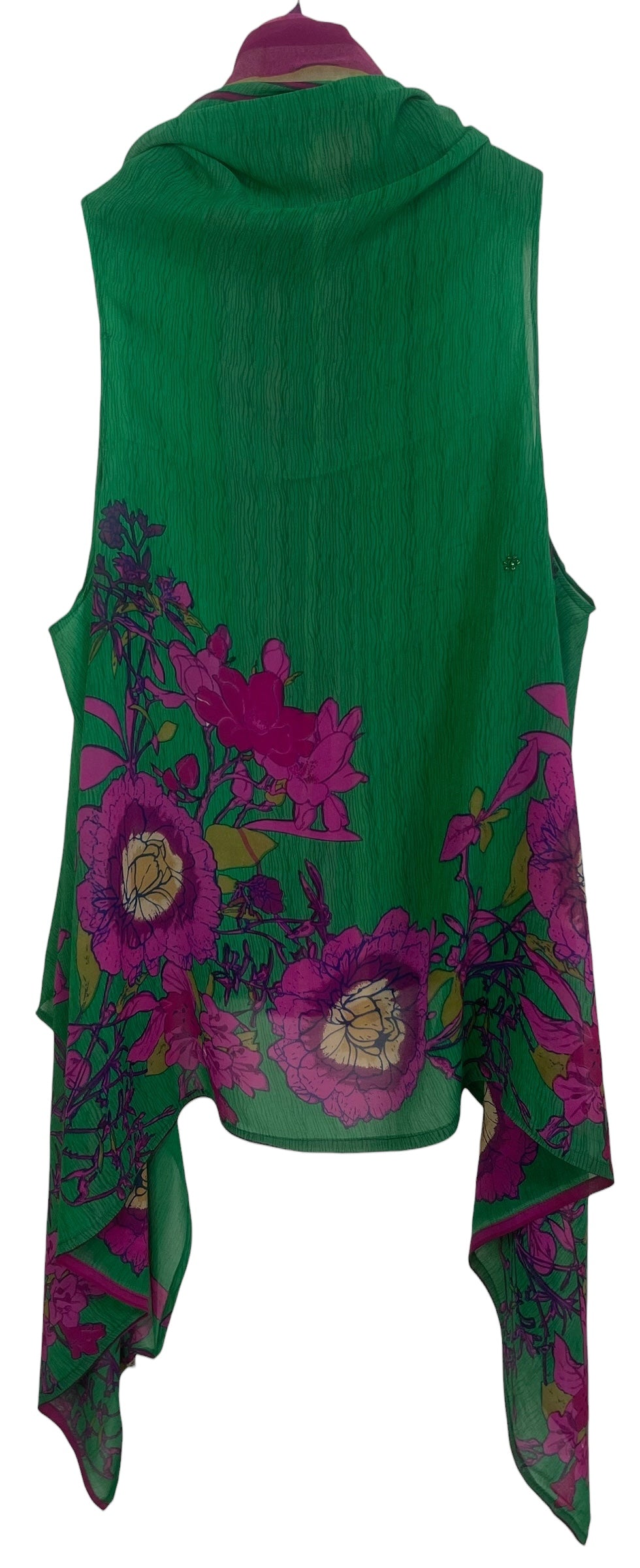 PRG8412 Sheer Wabi Sabi Pure Silk Versatile Vest