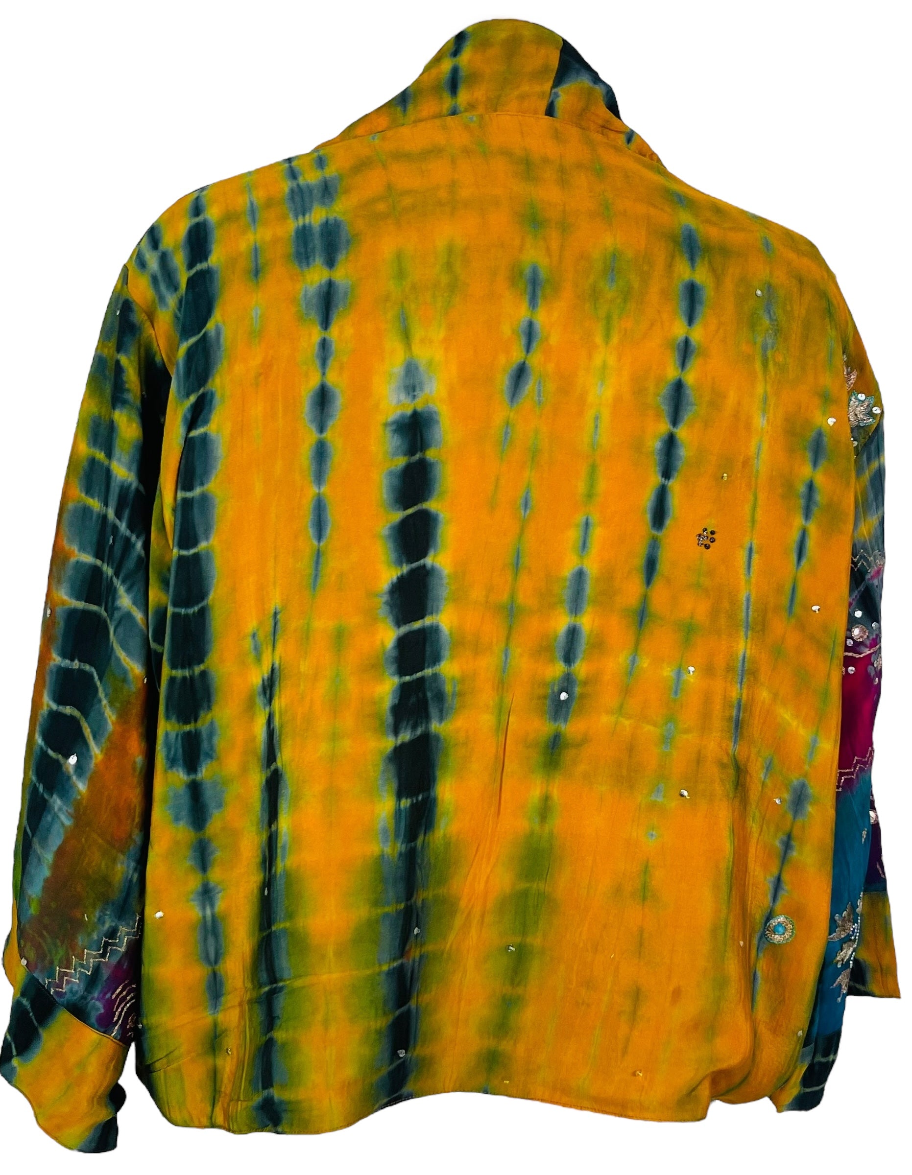 REVOLUTIONHER PRC7393 Avatar Reversible Pure Silk Jiva Jacket