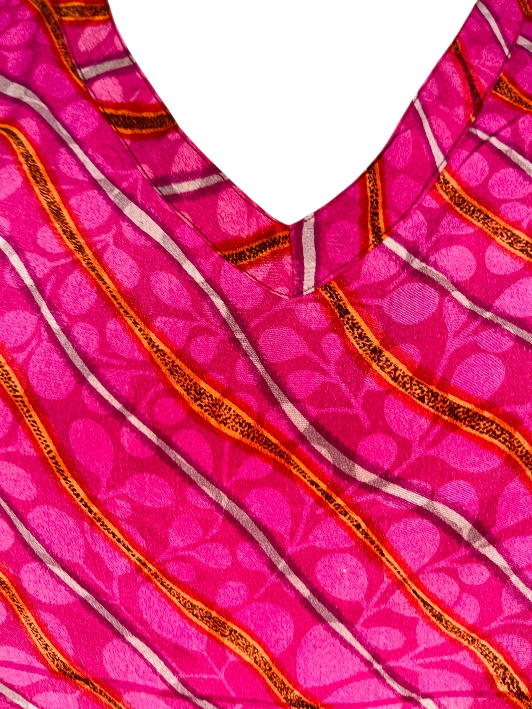 PRC7292 Avatar Pure Silk Midi Length Kaftan