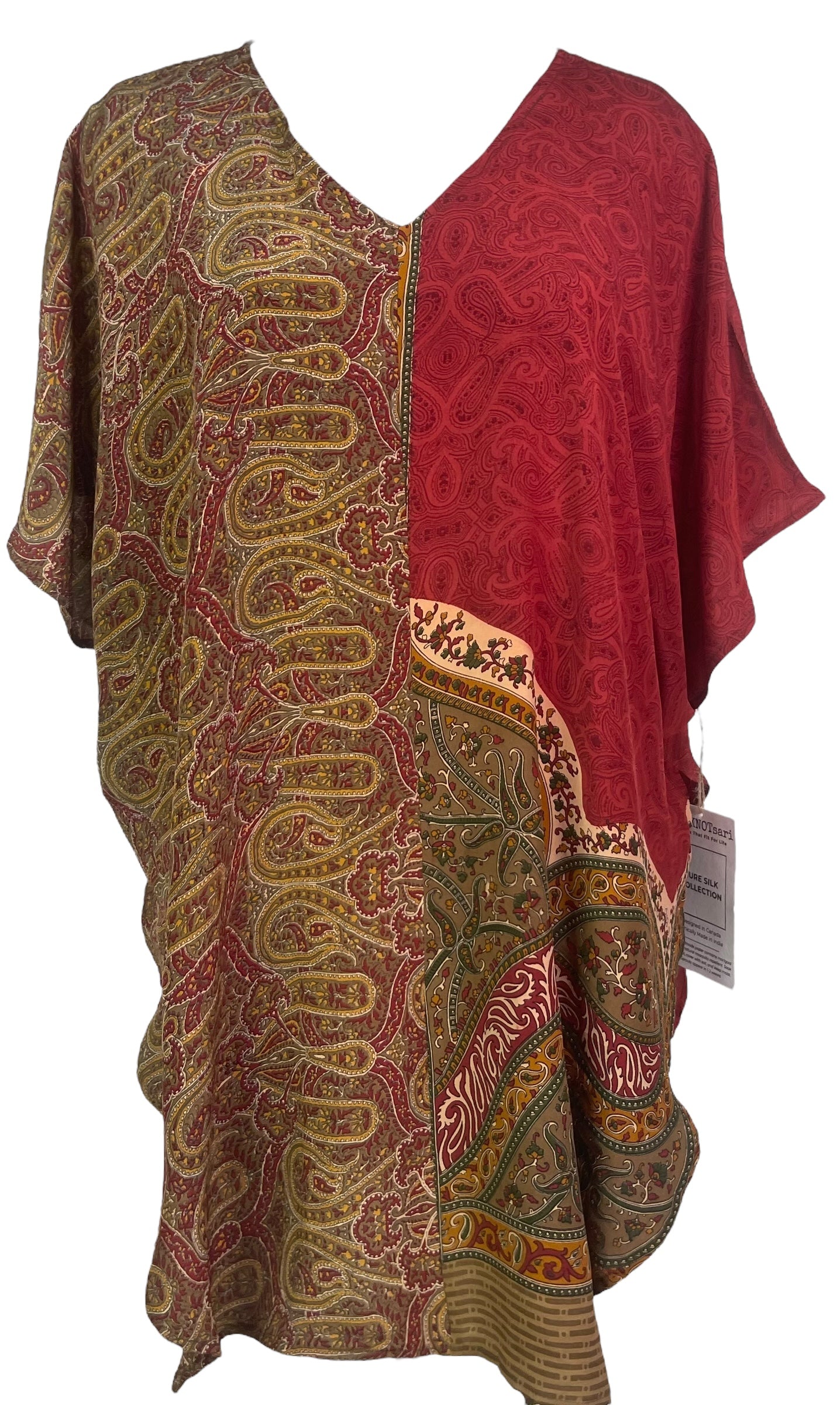 PRC8079 Avatar Pure Silk Waterfall Top