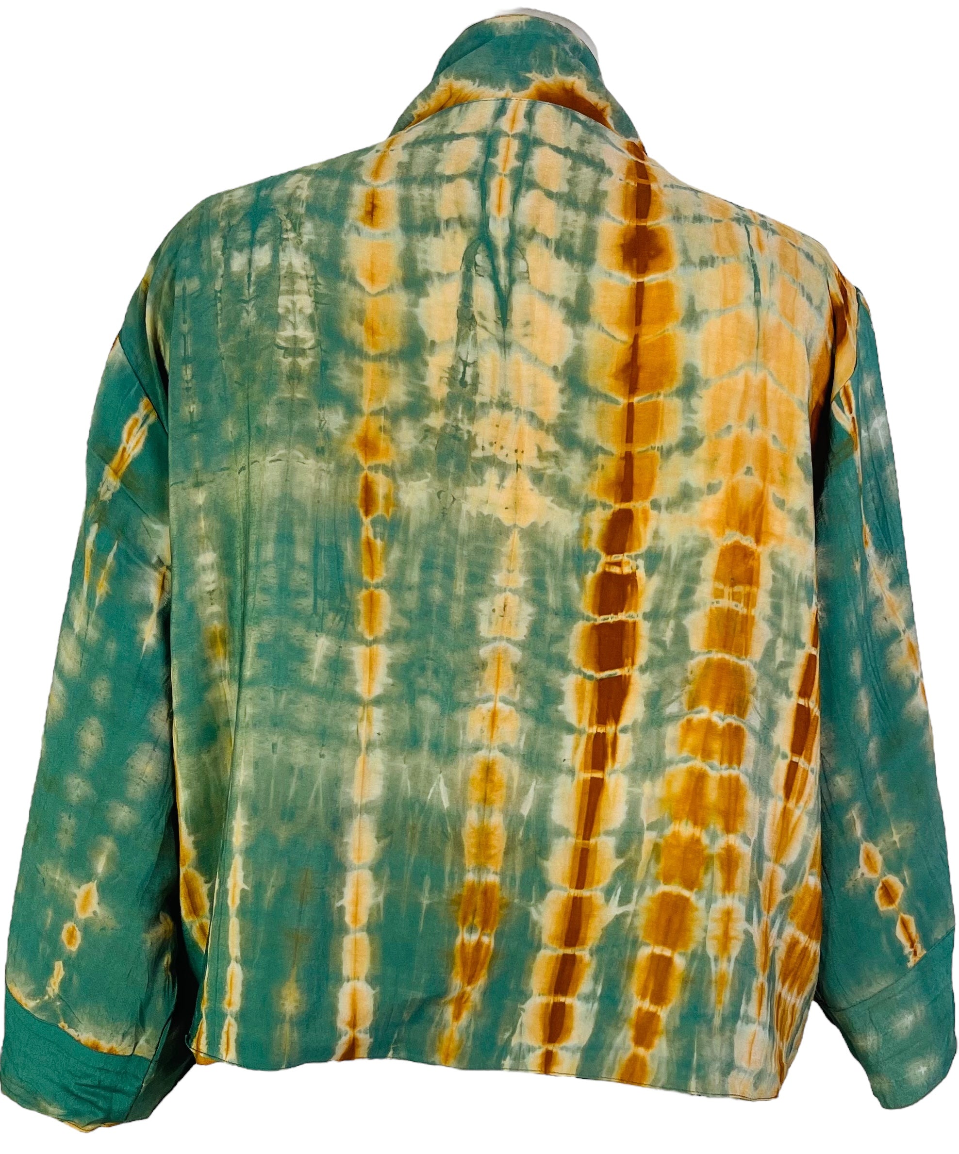 REVOLUTIONHER PRC7393 Avatar Reversible Pure Silk Jiva Jacket