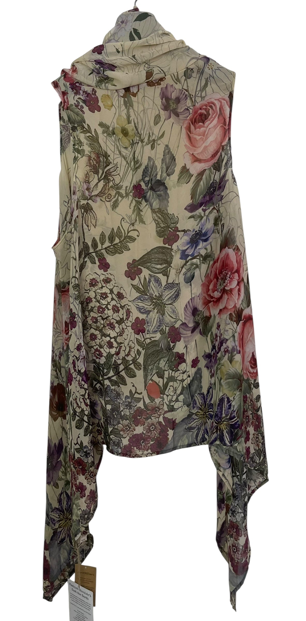 PRG8177 Sheer Wabi Sabi Pure Silk Versatile Vest