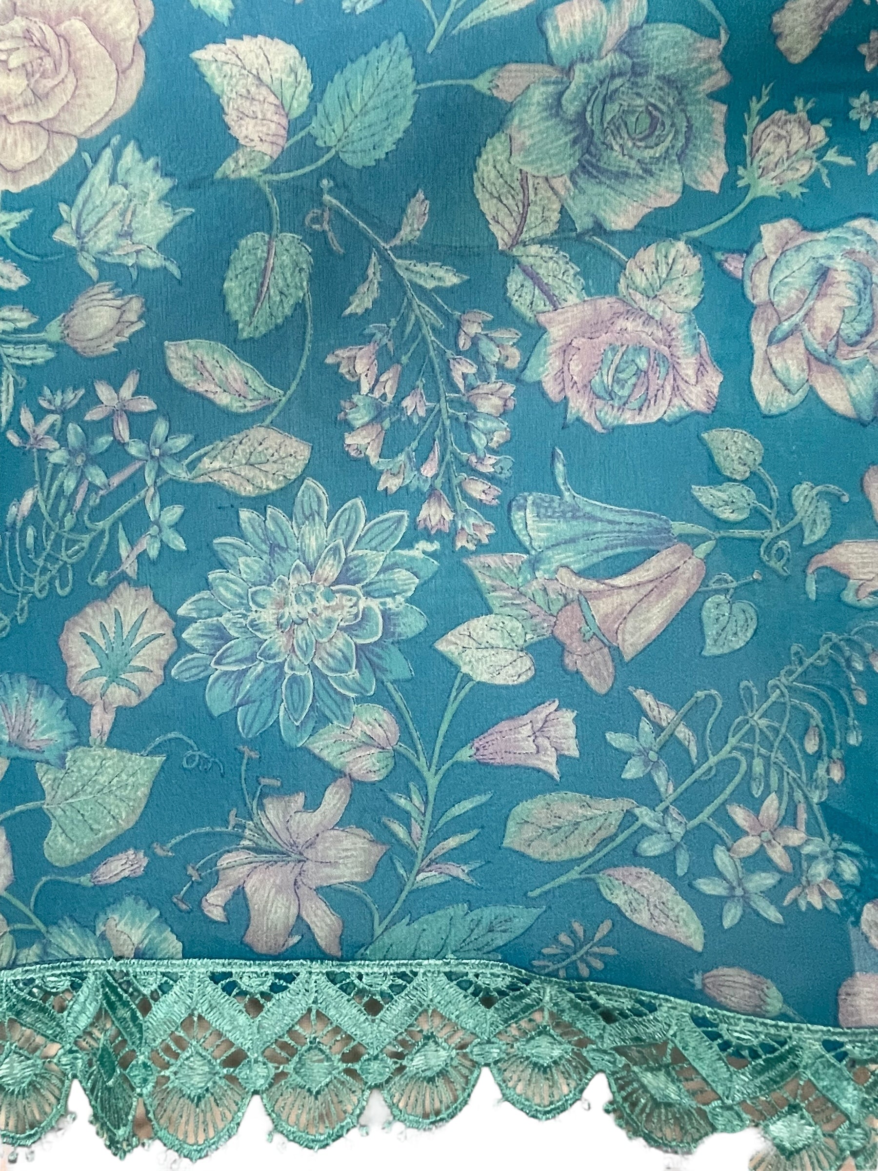 PRG6305 Sheer Avatar Pure Silk Side Slit Top