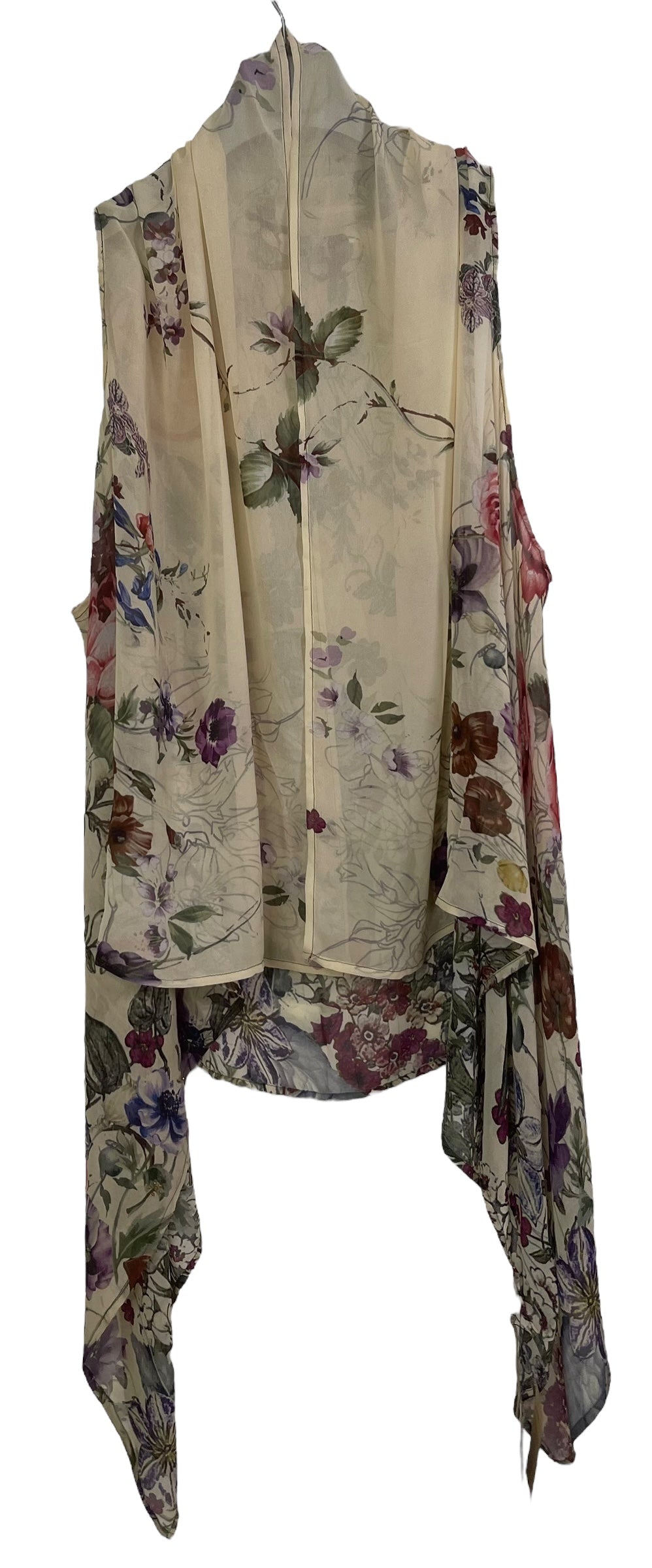 PRG8177 Sheer Wabi Sabi Pure Silk Versatile Vest