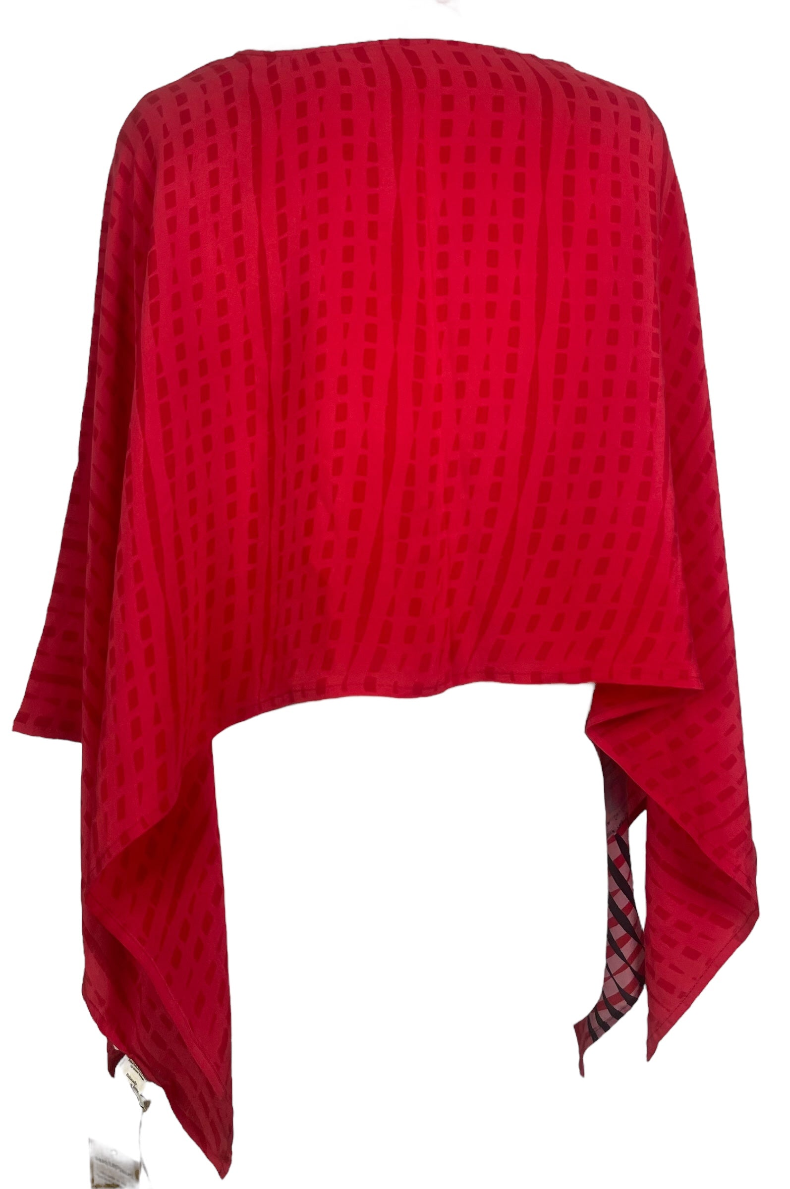 PRC7646 Pure Silk Wabi Sabi Capelet Poncho