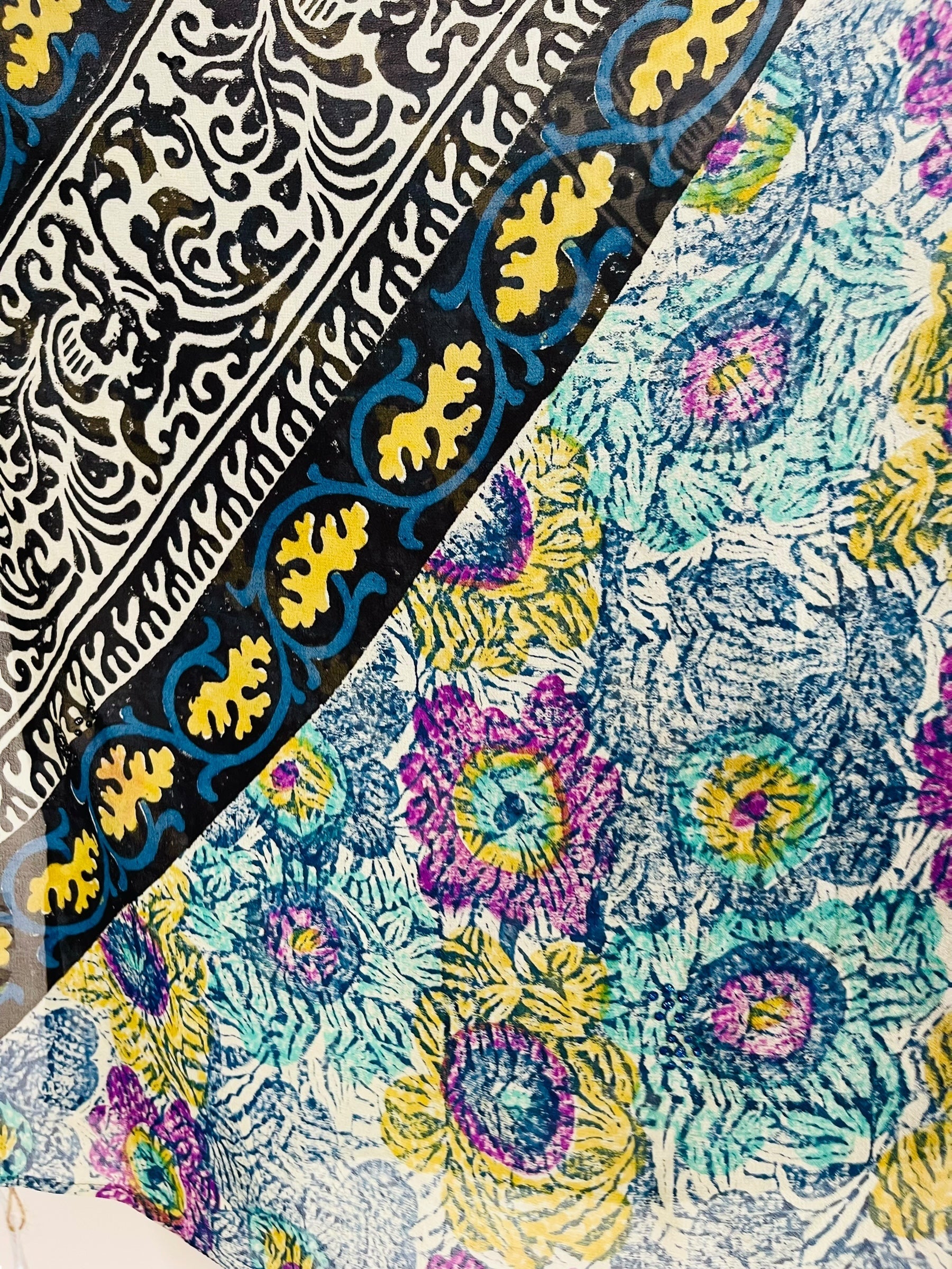 PRG6613 Sheer Avatar Pure Silk Capelet Poncho