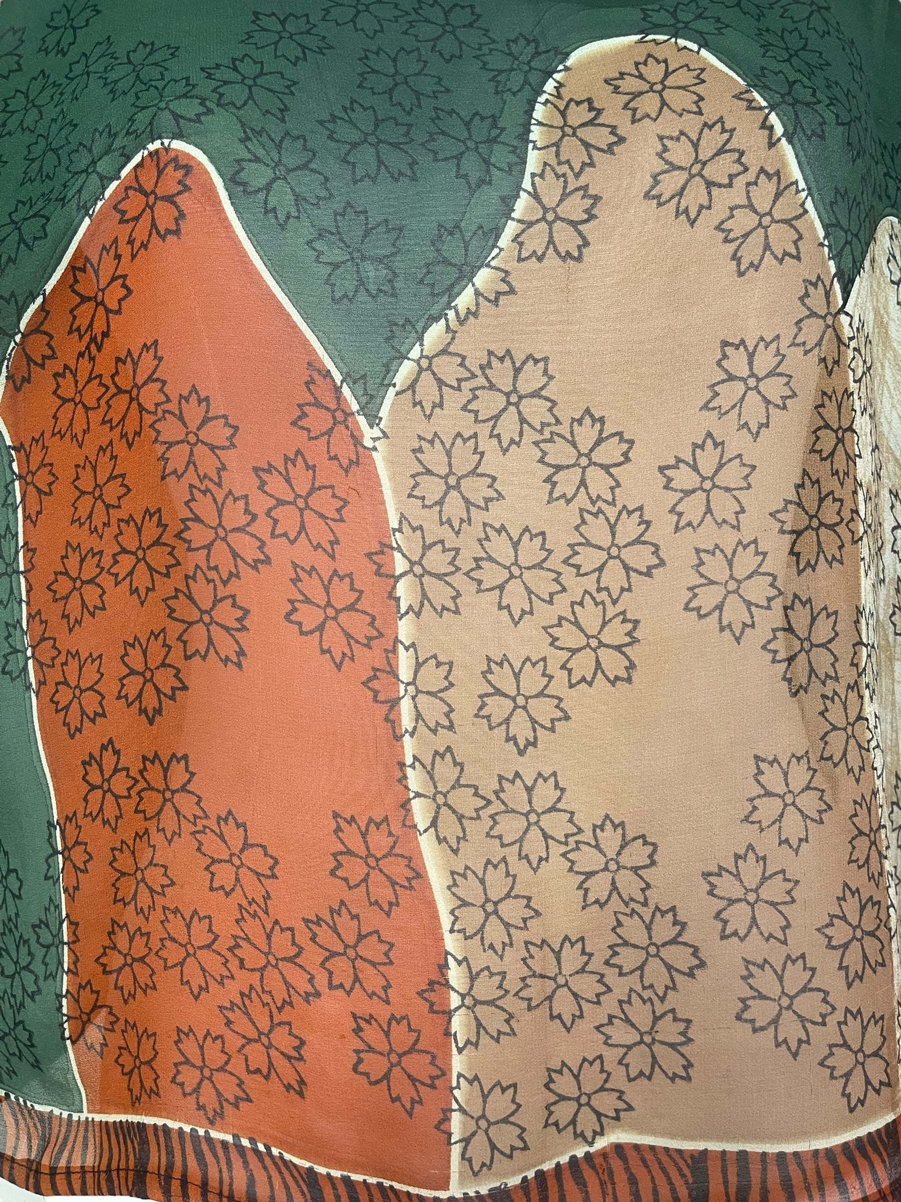 PRG4948 Sheer Avatar Pure Silk Boxy Top