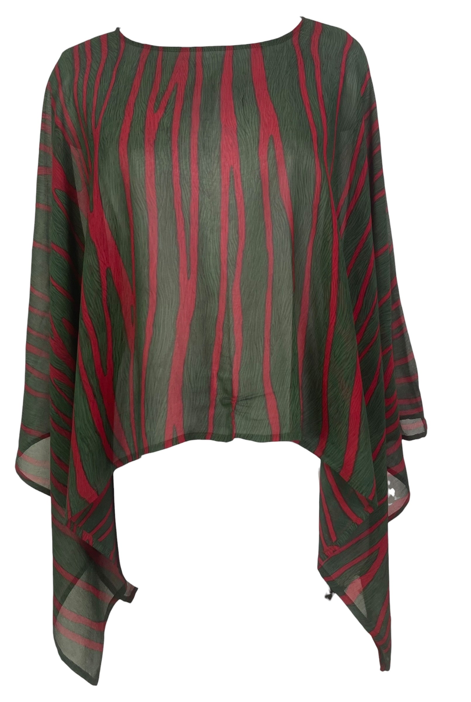 PREVIEW PRG8631A Sheer Pure Silk Wabi Sabi Capelet Poncho by FEBRUARY2026 – Handmade ethical Poncho from sariKNOTsari using upcycled silk. Designed in Canada for travel and slow fashion, loved from Toronto to LA to Sydney.