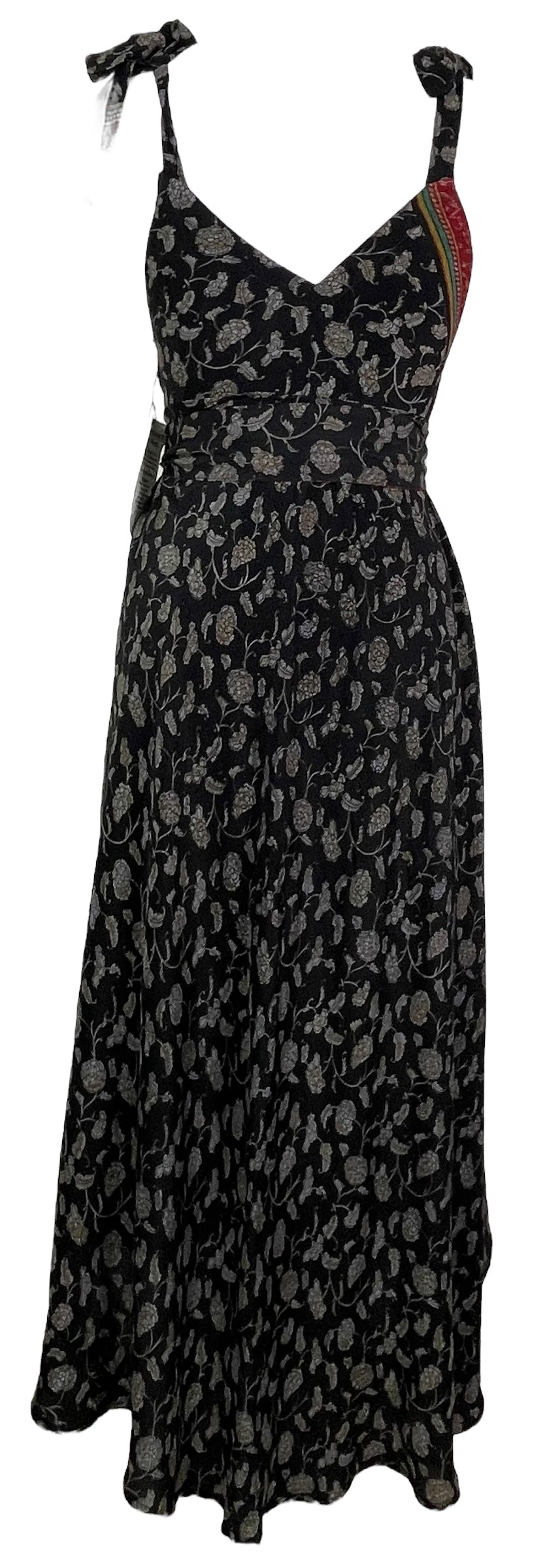 PRC7693 Avatar Pure Silk Maxi Dress with Belt