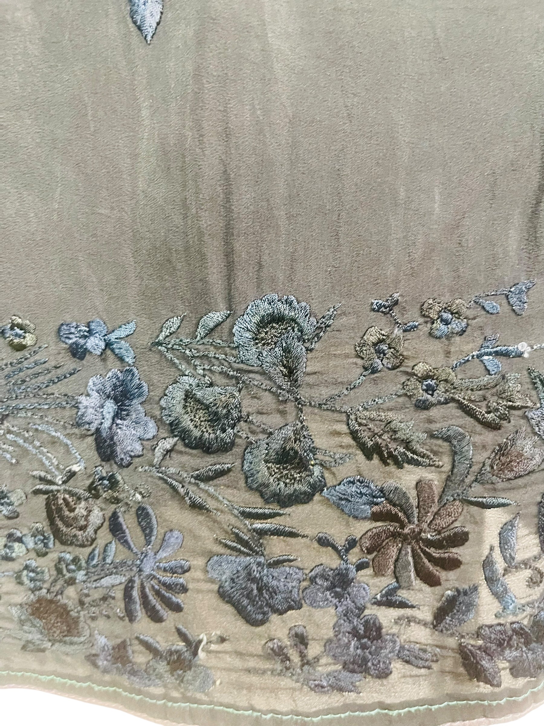 PREVIEW PRG8580 Sheer Wabi Sabi Pure Silk Short Kaftan Tunic With Slits by FEBRUARY2026 – Handmade ethical Short Kaftan from sariKNOTsari using upcycled silk. Designed in Canada for travel and slow fashion, loved from Toronto to LA to Sydney.