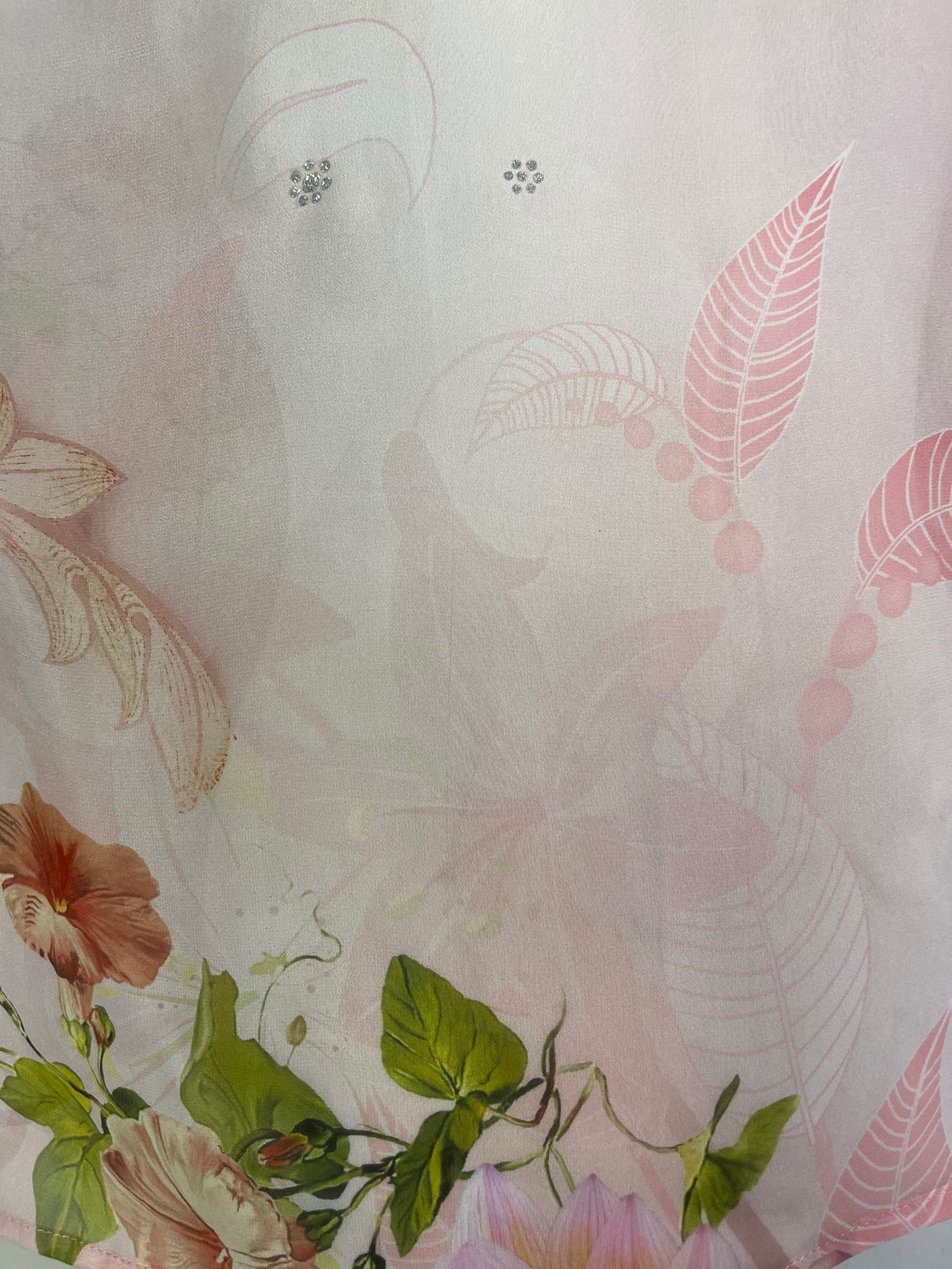 PREVIEW PRG8236 Sheer Avatar Pure Silk Side Slit Top by FEBRUARY2026 – Handmade ethical Side Slit Top from sariKNOTsari using upcycled silk. Designed in Canada for travel and slow fashion, loved from Toronto to LA to Sydney.