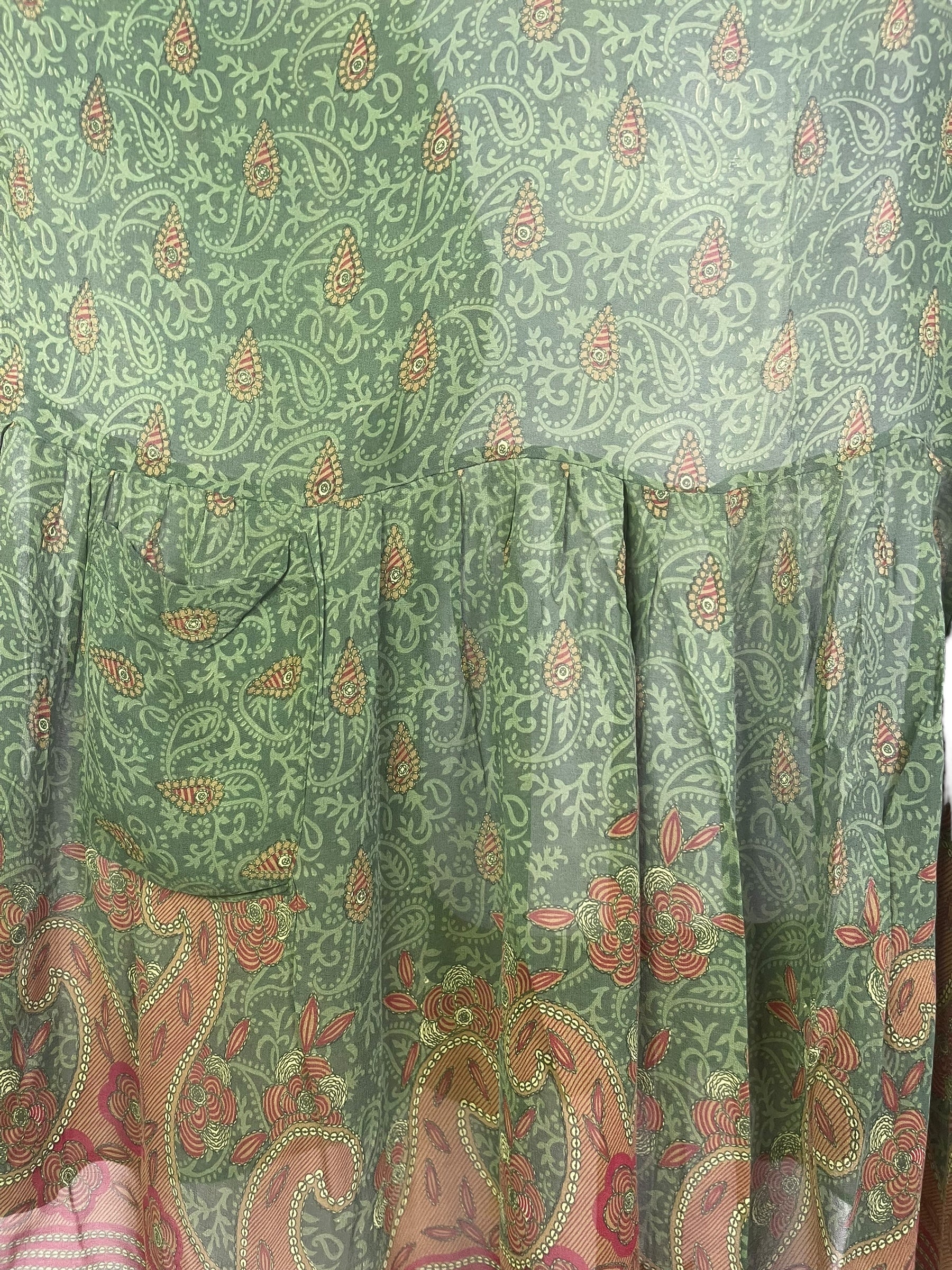 PRG7744 Sheer Avatar Pure Silk Boxy Babydoll Dress