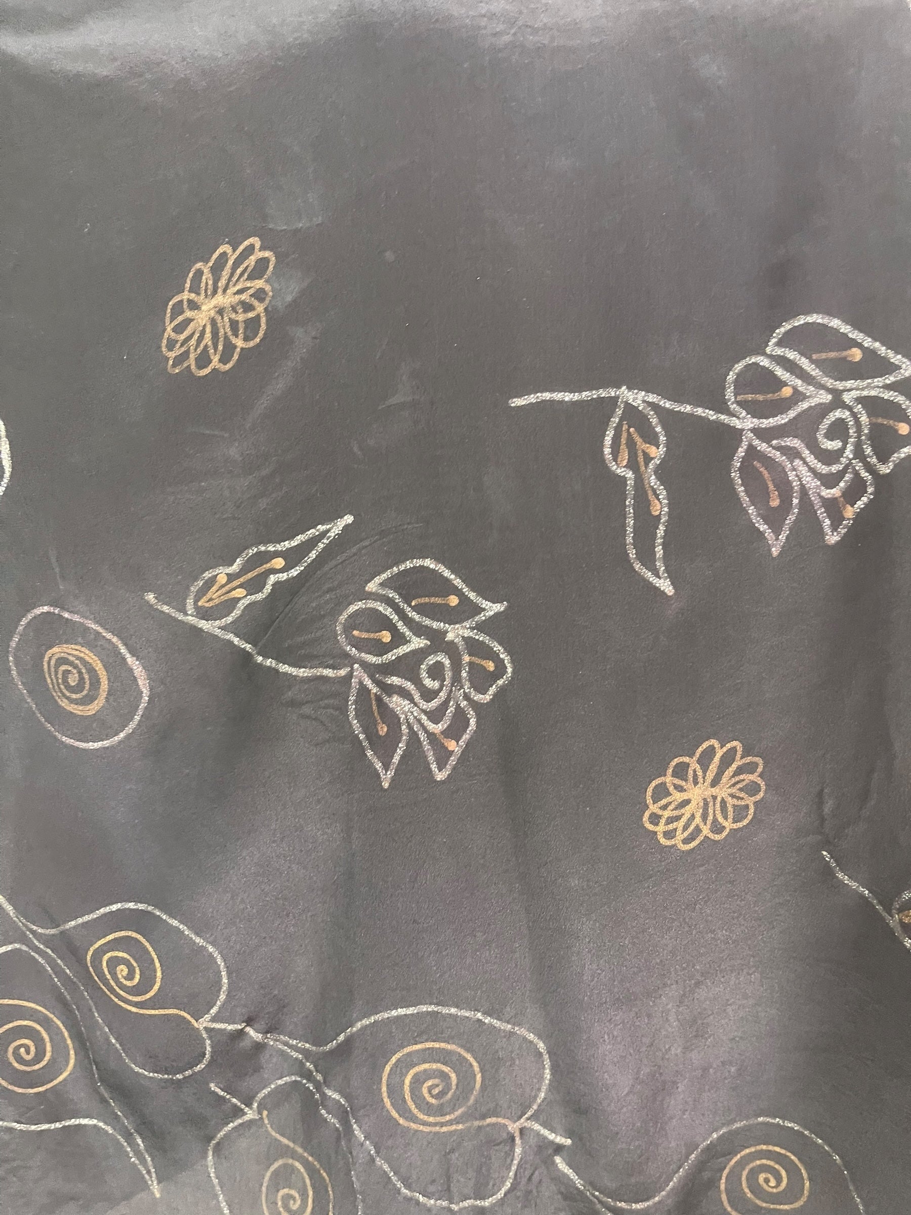 PRC8461 Wabi Sabi Pure Silk Long Tunic with Side Ties