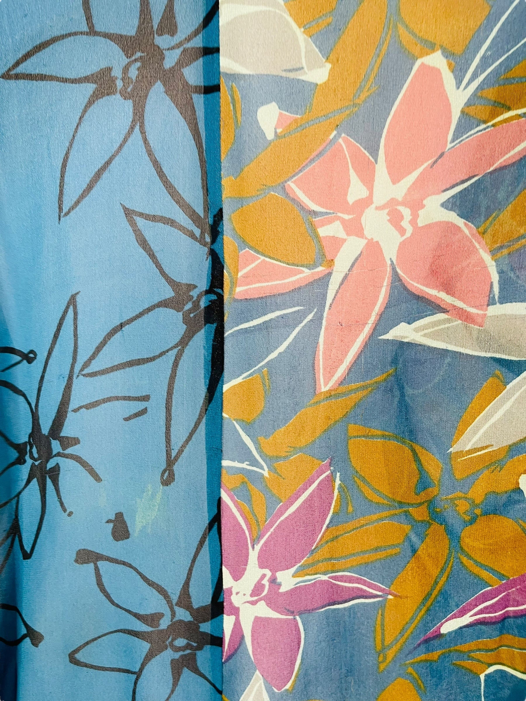 PRG7061 Sheer Wabi Sabi Pure Silk Waterfall Top