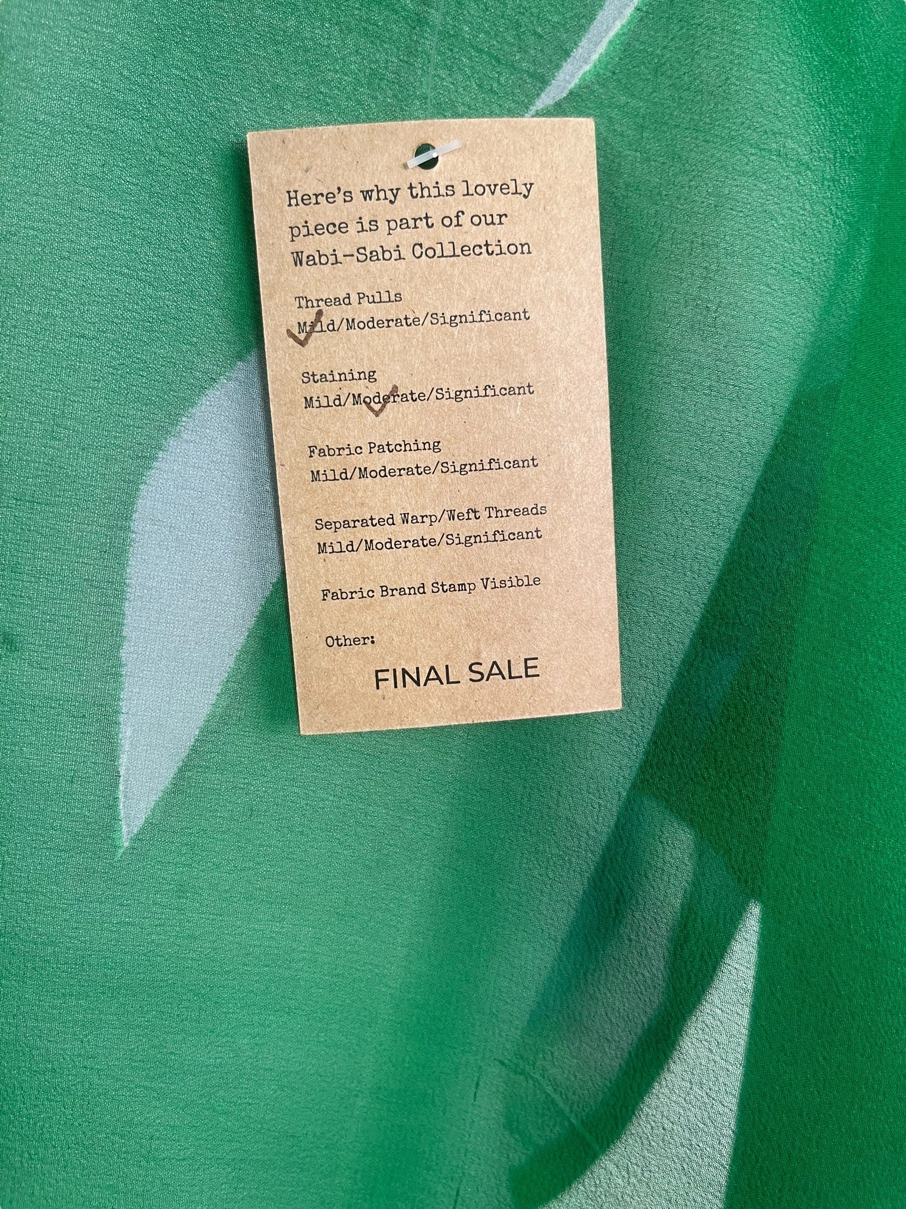 PRG7994 Sheer Pure Silk Wabi Sabi Capelet Poncho