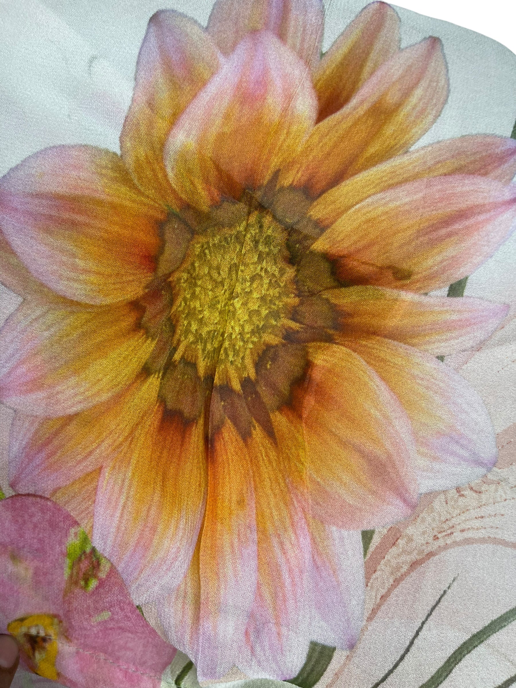 PREVIEW PRG8236 Sheer Avatar Pure Silk Side Slit Top by FEBRUARY2026 – Handmade ethical Side Slit Top from sariKNOTsari using upcycled silk. Designed in Canada for travel and slow fashion, loved from Toronto to LA to Sydney.