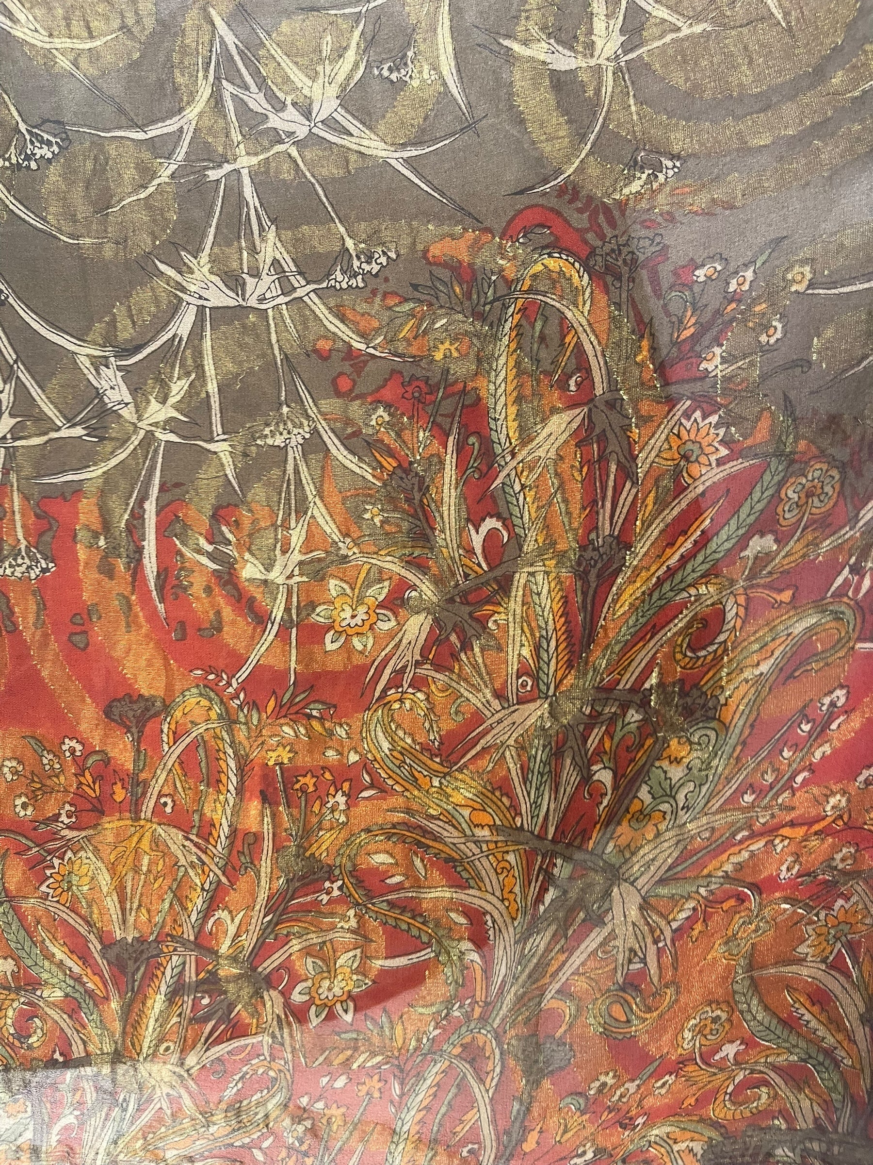 PREVIEW PRG8343 Sheer Pure Silk Wabi Sabi Capelet Poncho