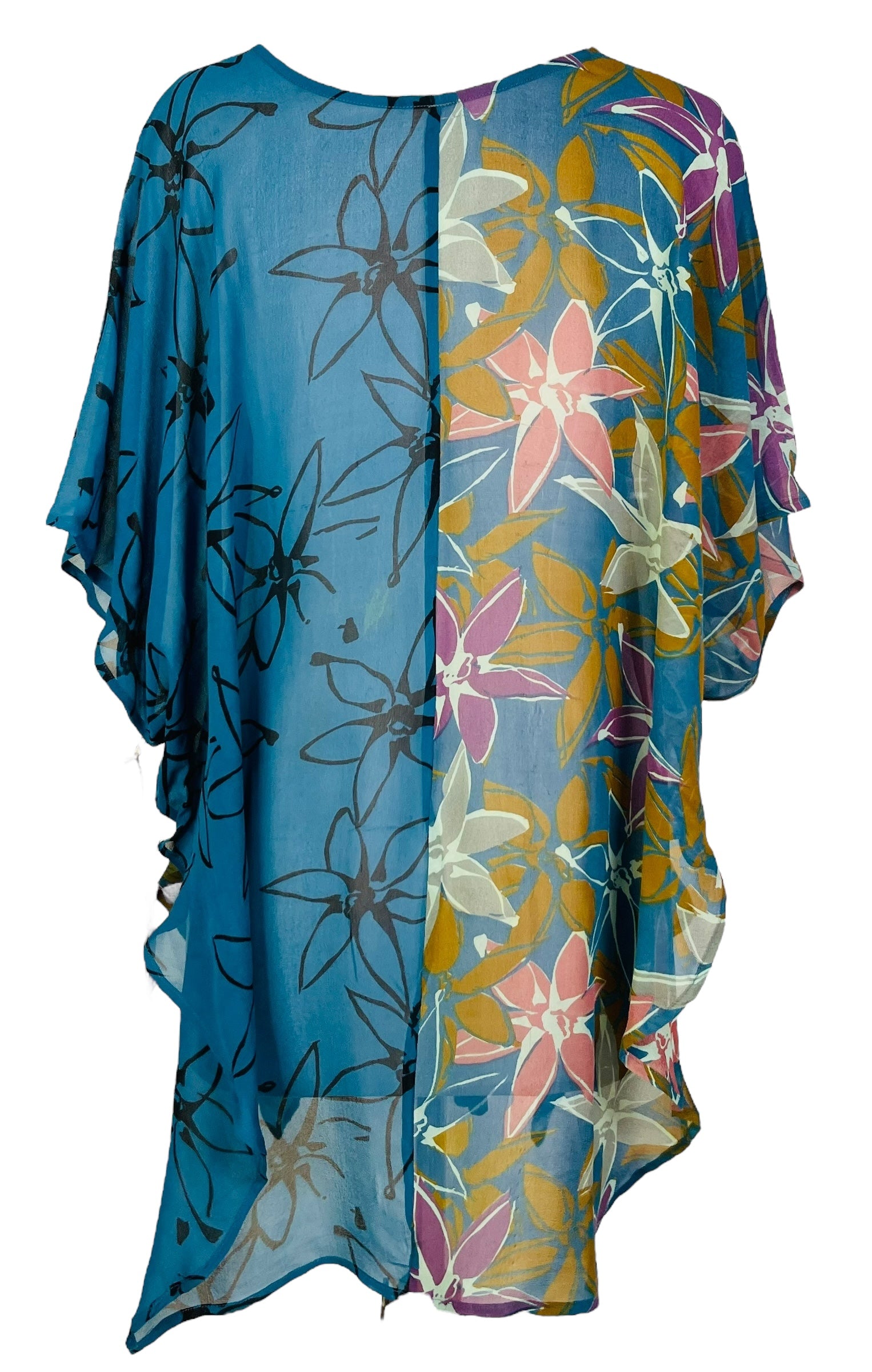 PRG7061 Sheer Wabi Sabi Pure Silk Waterfall Top