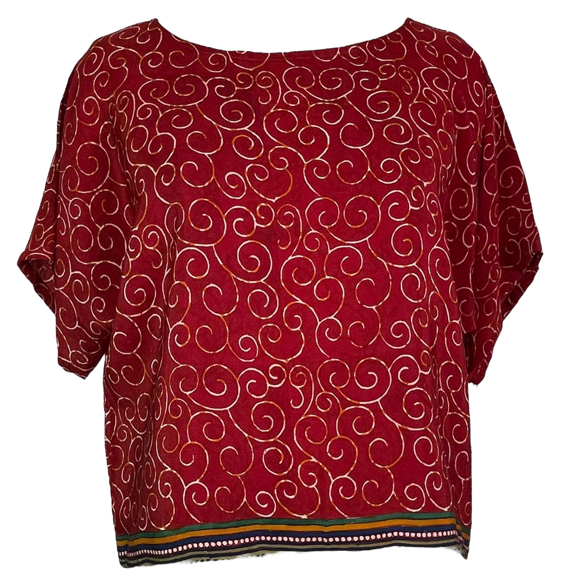 PRC5694 Avatar Pure Silk Boxy Top