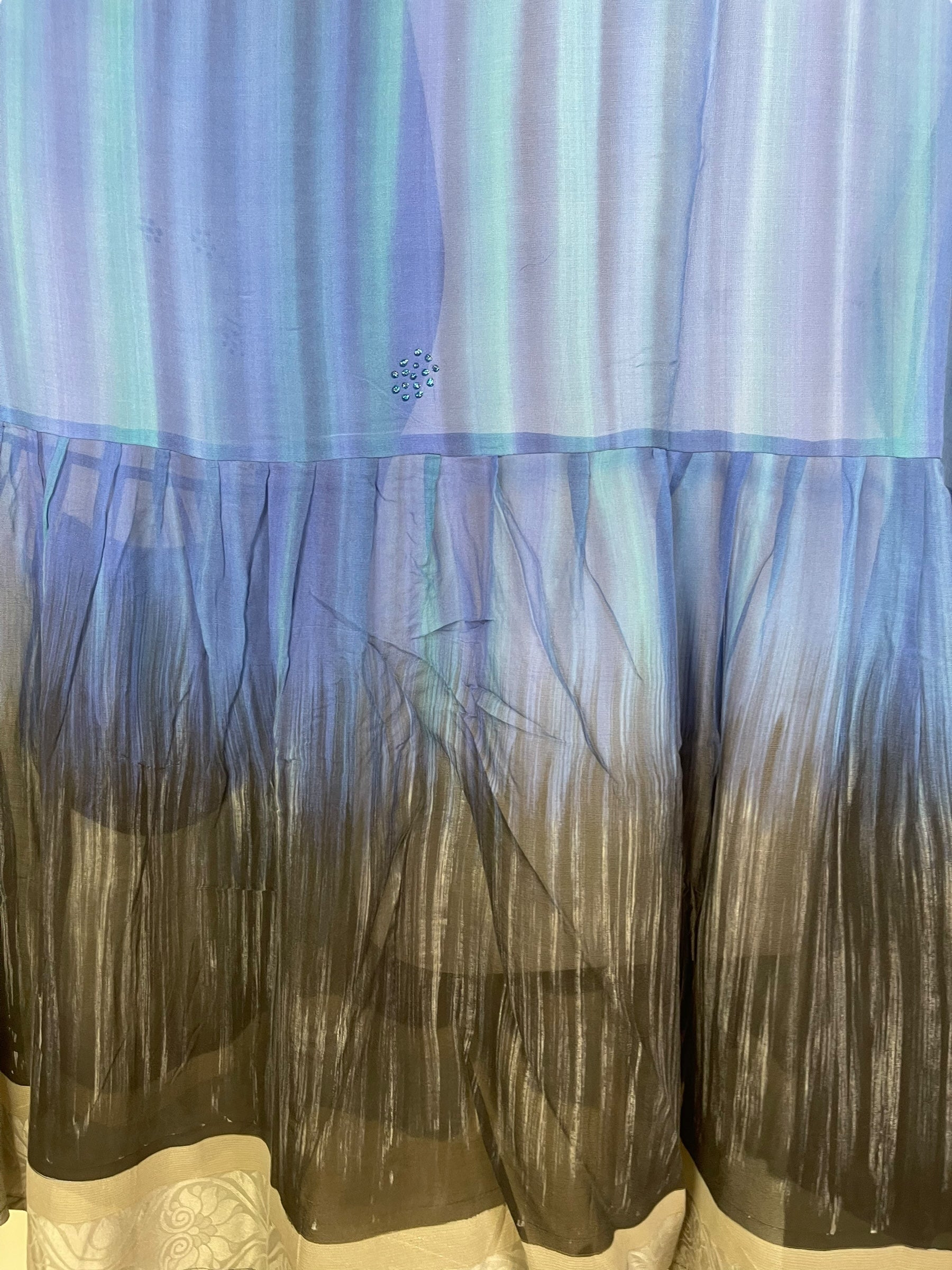 PRG7743 Sheer Avatar Pure Silk Boxy Babydoll Dress