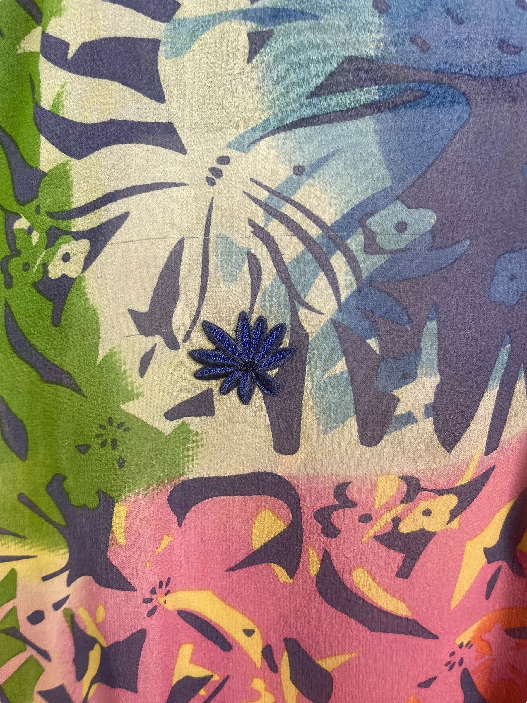 PRG7871 Sheer Avatar Pure Silk Kimono-Sleeved Jacket with Belt