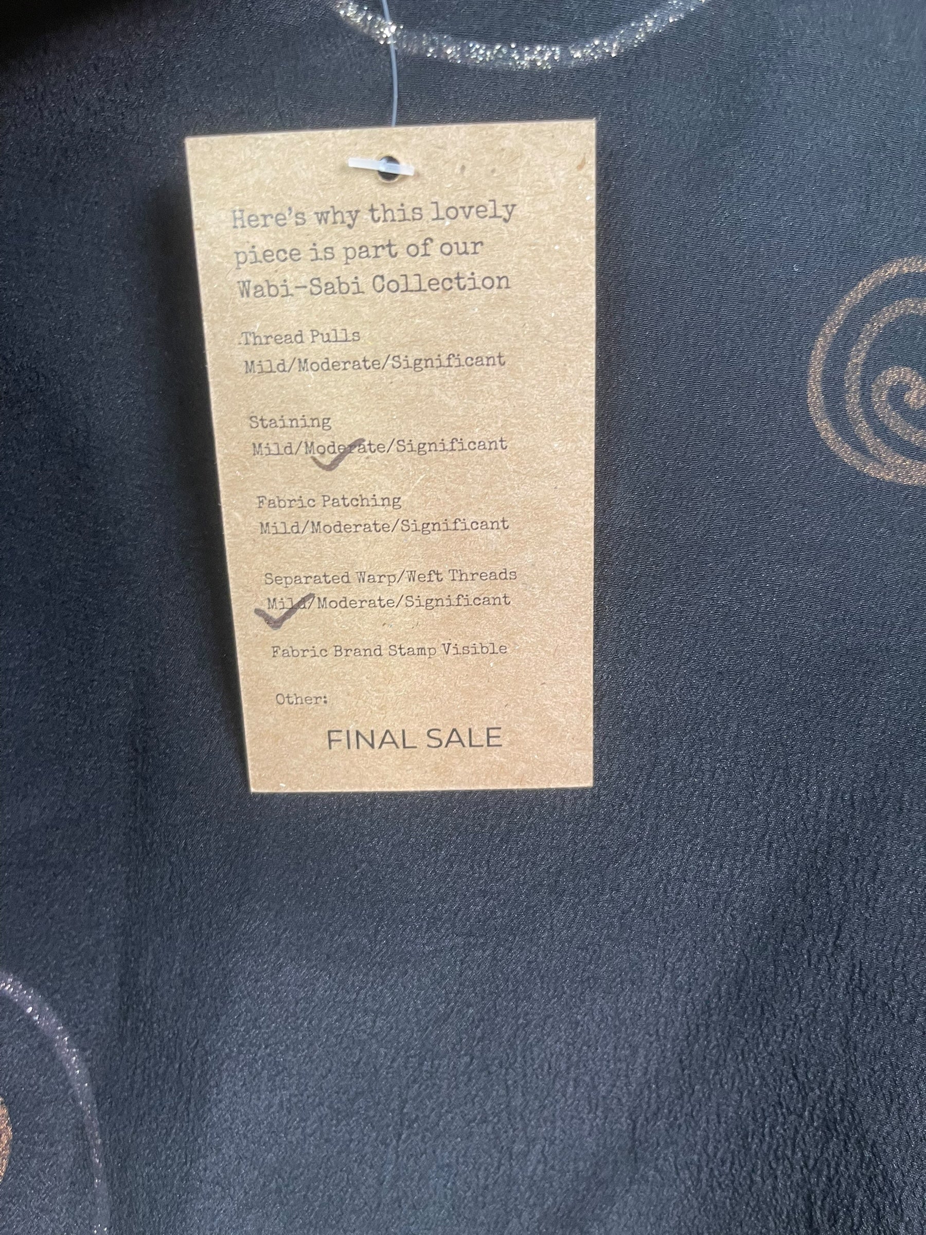 PRC8461 Wabi Sabi Pure Silk Long Tunic with Side Ties