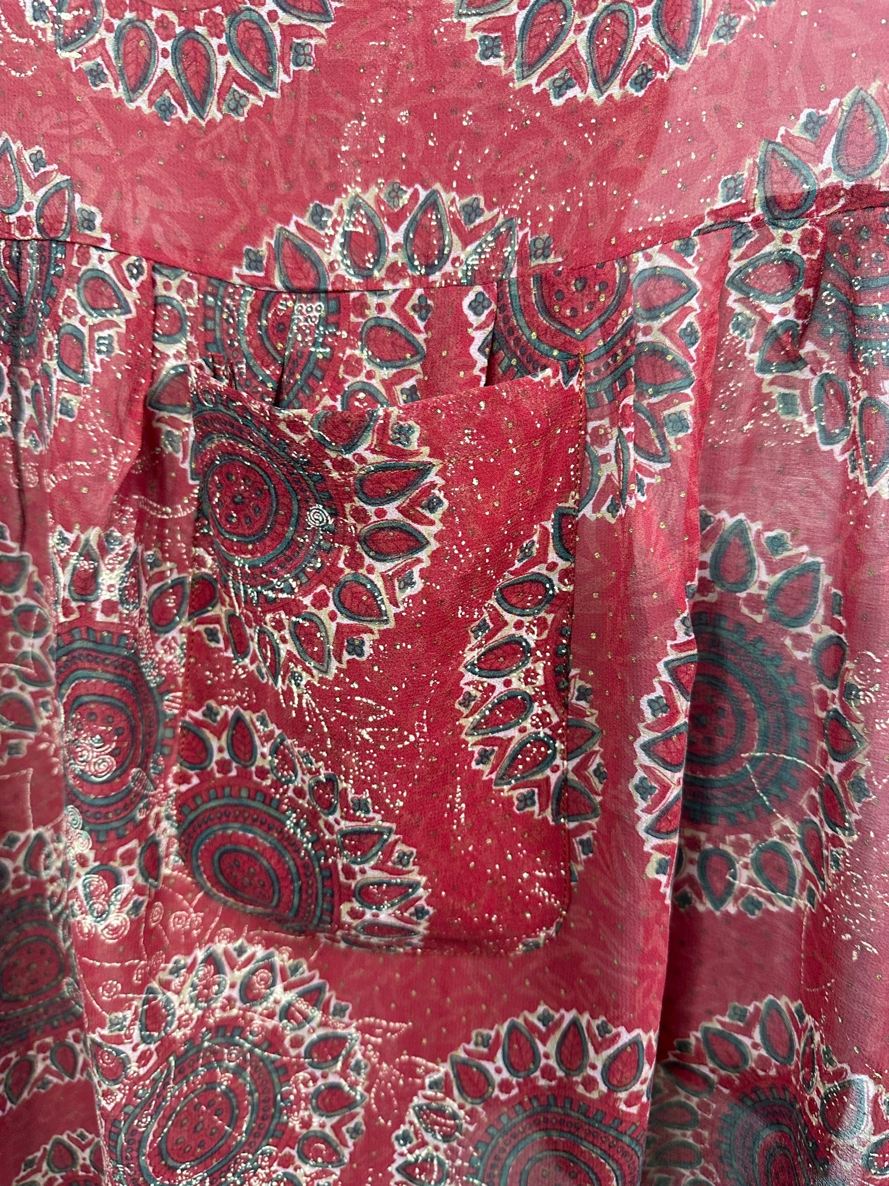 PRG8421 Sheer Avatar Pure Silk Boxy Babydoll Dress