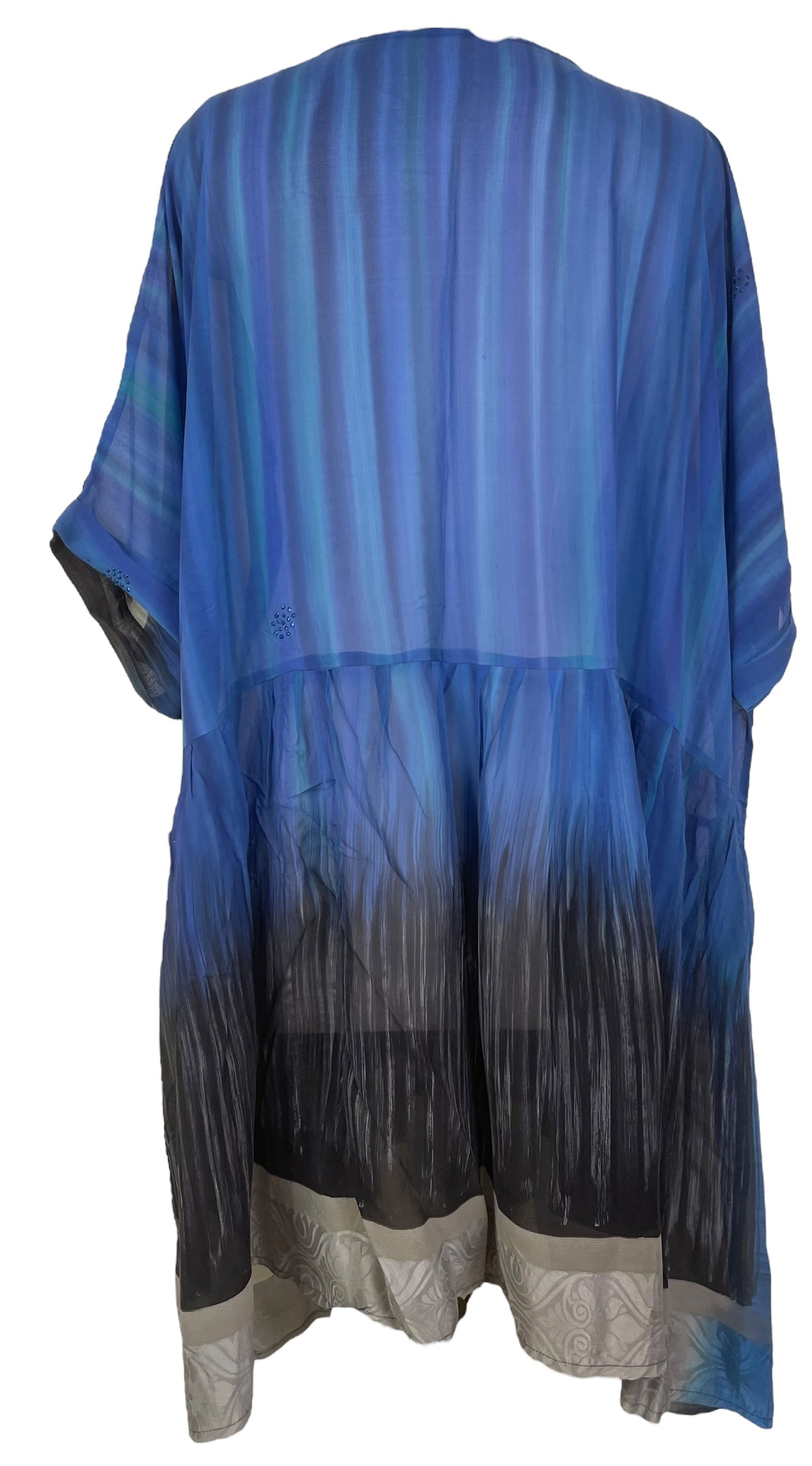 PRG7743 Sheer Avatar Pure Silk Boxy Babydoll Dress