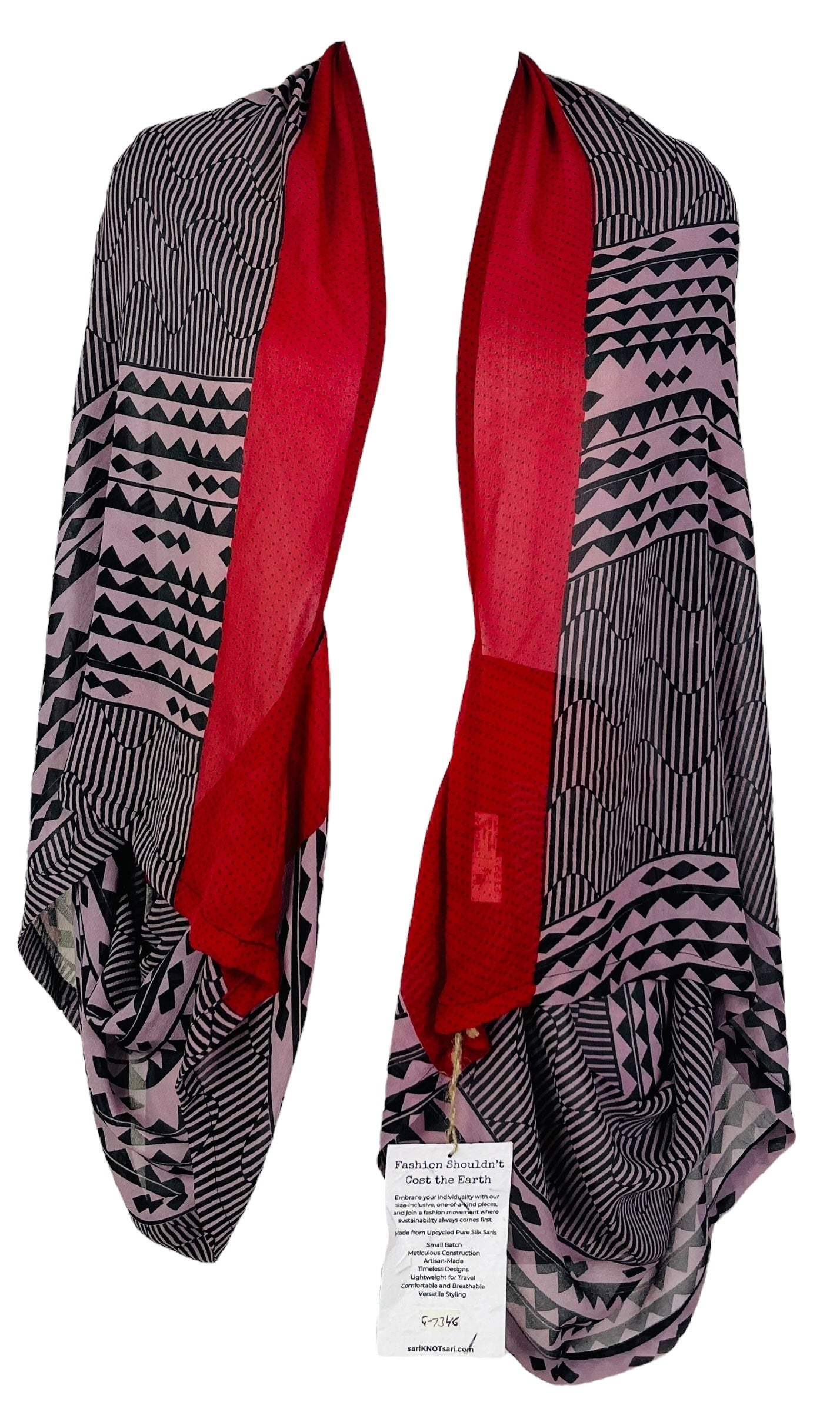 PRG7346 Sheer Avatar Pure Silk Shrug