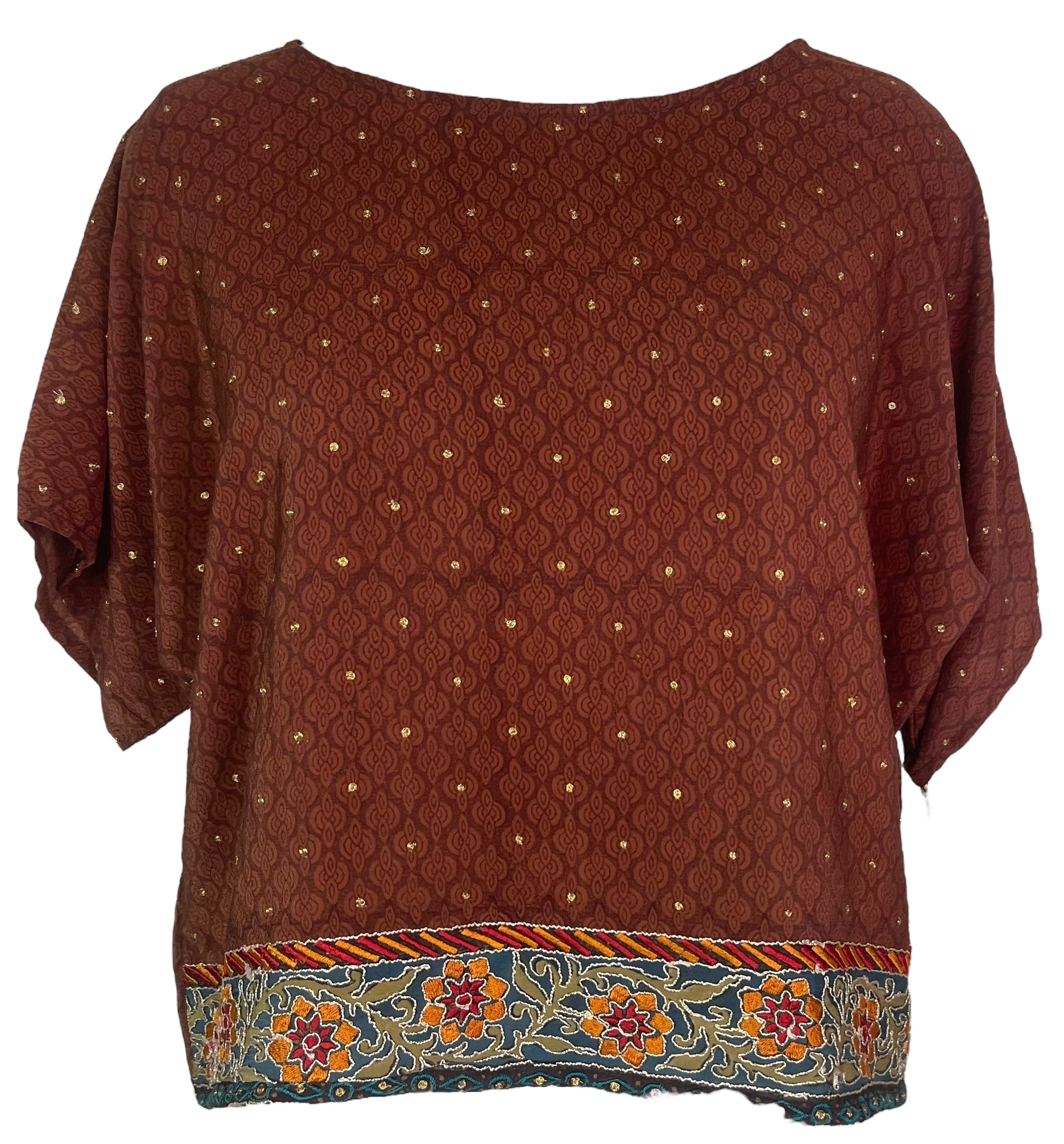 PRC7951 Avatar Pure Silk Boxy Top