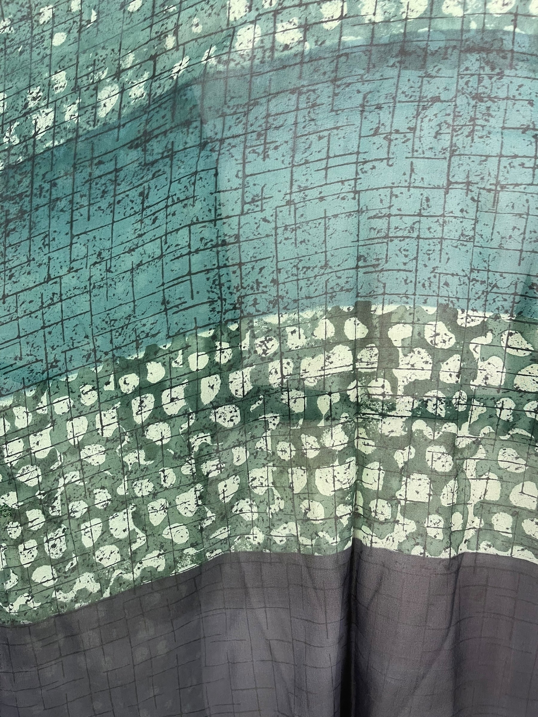 PREVIEW PRG8536 Sheer Avatar Pure Silk Kimono-Sleeved Jacket with Belt by MARCH2026 – Handmade ethical Short Kimono from sariKNOTsari using upcycled silk. Designed in Canada for travel and slow fashion, loved from Toronto to LA to Sydney. Featuring Zsiska, Bryn Walker and Artisan Leather coats by Rejean Pepin, Pepin designs