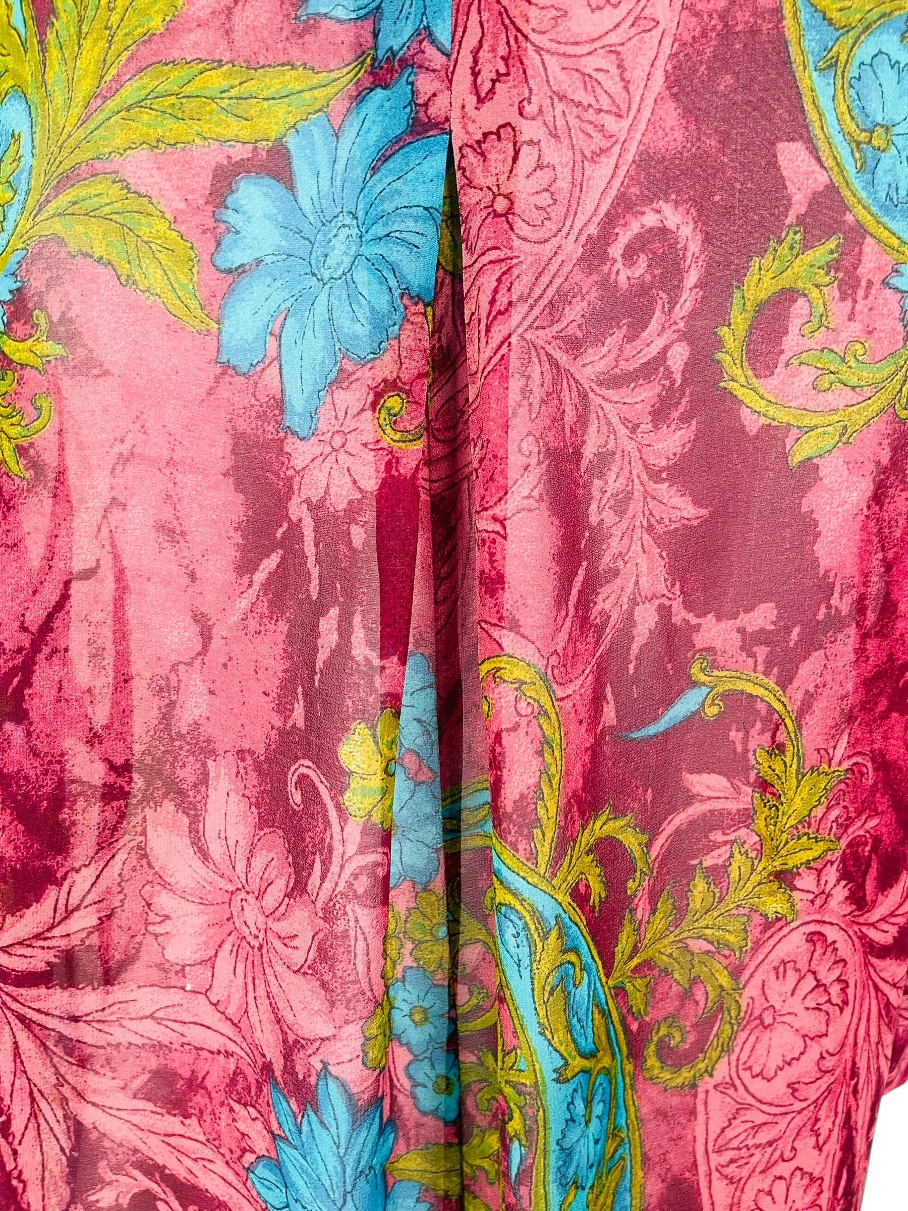 PRG6802 Sheer Avatar Pure Silk Self Pocket Tunic Dress