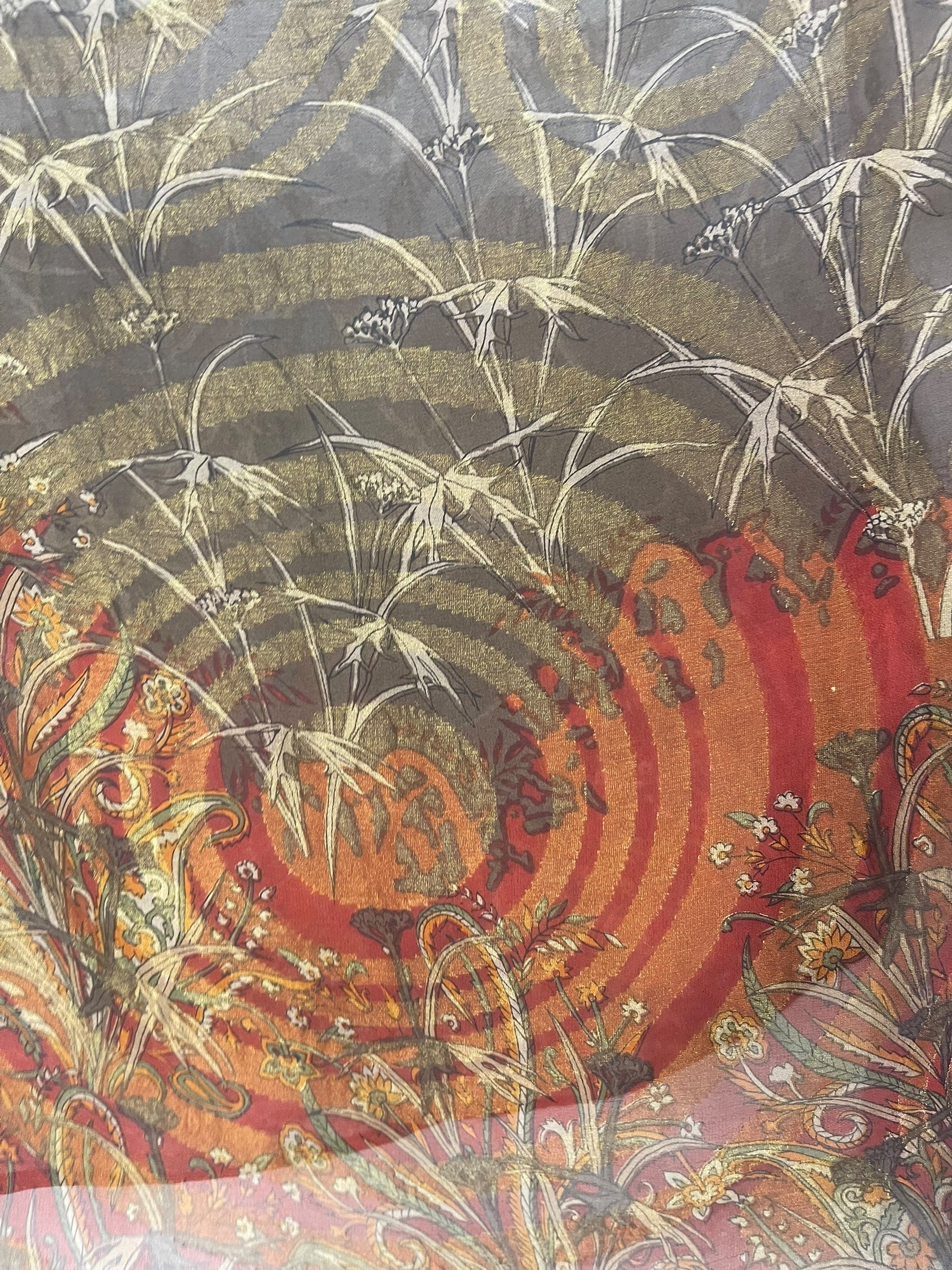 PREVIEW PRG8343 Sheer Pure Silk Wabi Sabi Capelet Poncho