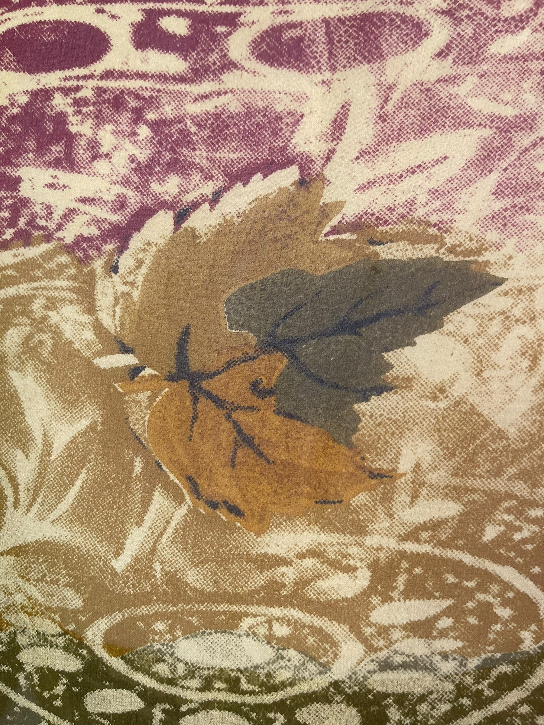 PRG8573 Sheer Wabi Sabi Pure Silk Kimono Sleeved Duster with Belt