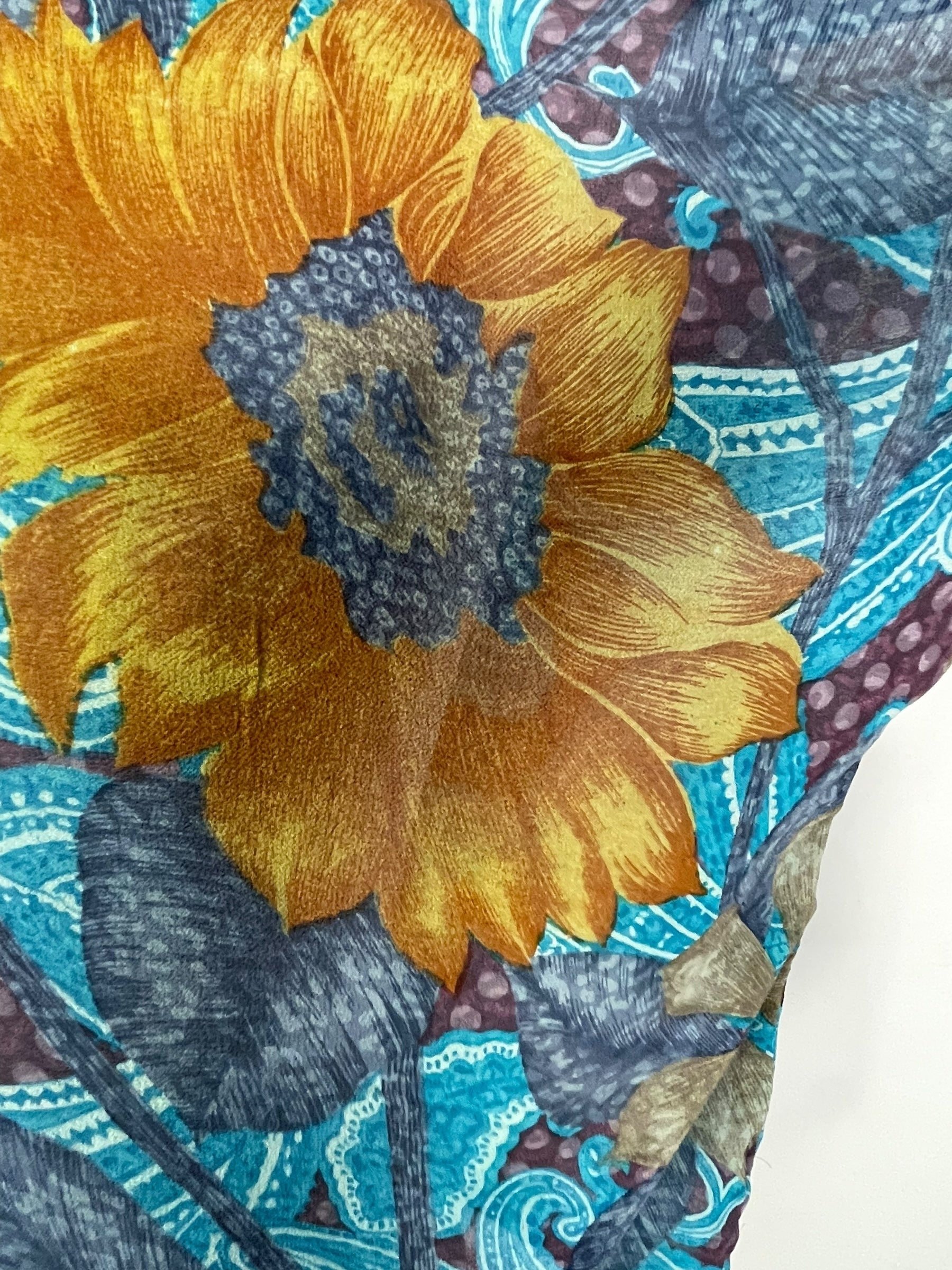 PRG5504 Sheer Avatar Pure Silk Boxy Top