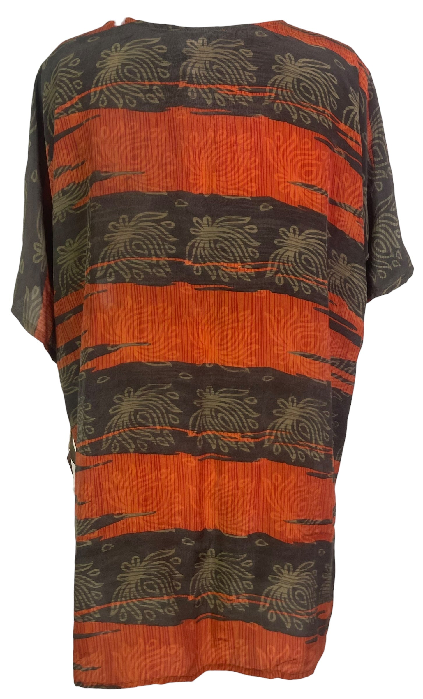 PRC8505 Wabi Sabi Pure Silk Kimono-Sleeved Jacket with Belt