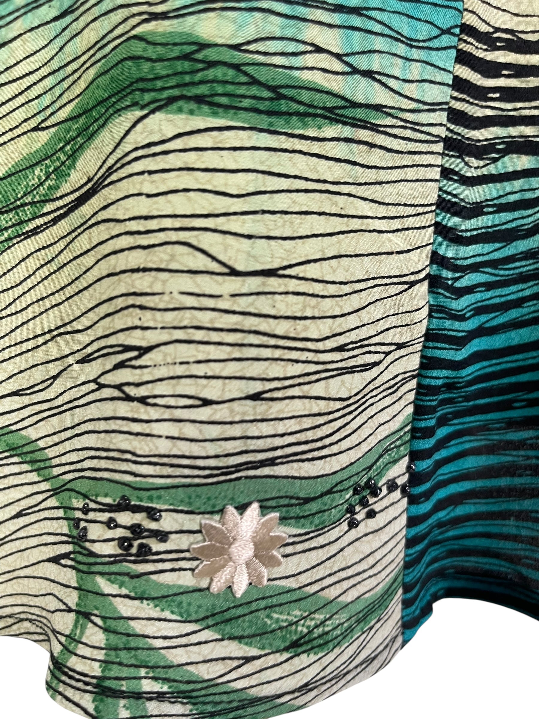 PRC7278 Avatar Pure Silk Waterfall Top