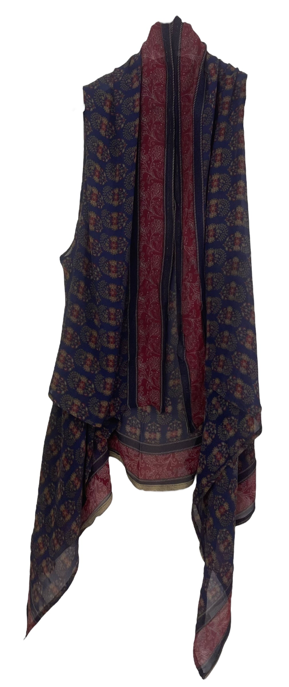 PRG7884 Sheer Avatar Pure Silk Versatile Vest