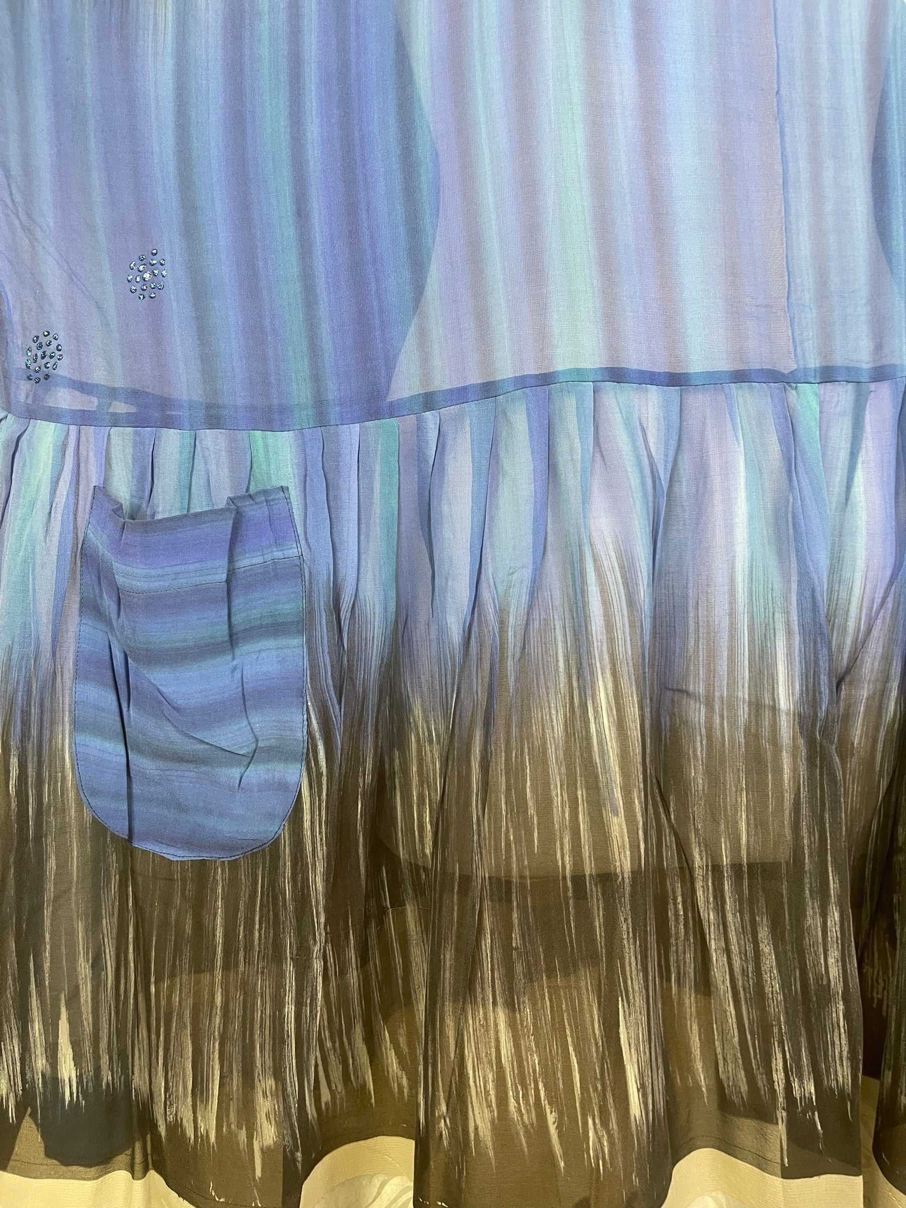 PRG7743 Sheer Avatar Pure Silk Boxy Babydoll Dress